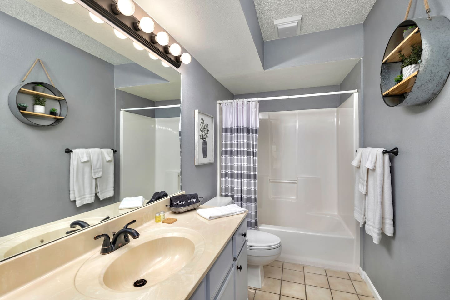 Closet Space: Ample storage for your adventure gear, complete with a fan for extra comfort!
