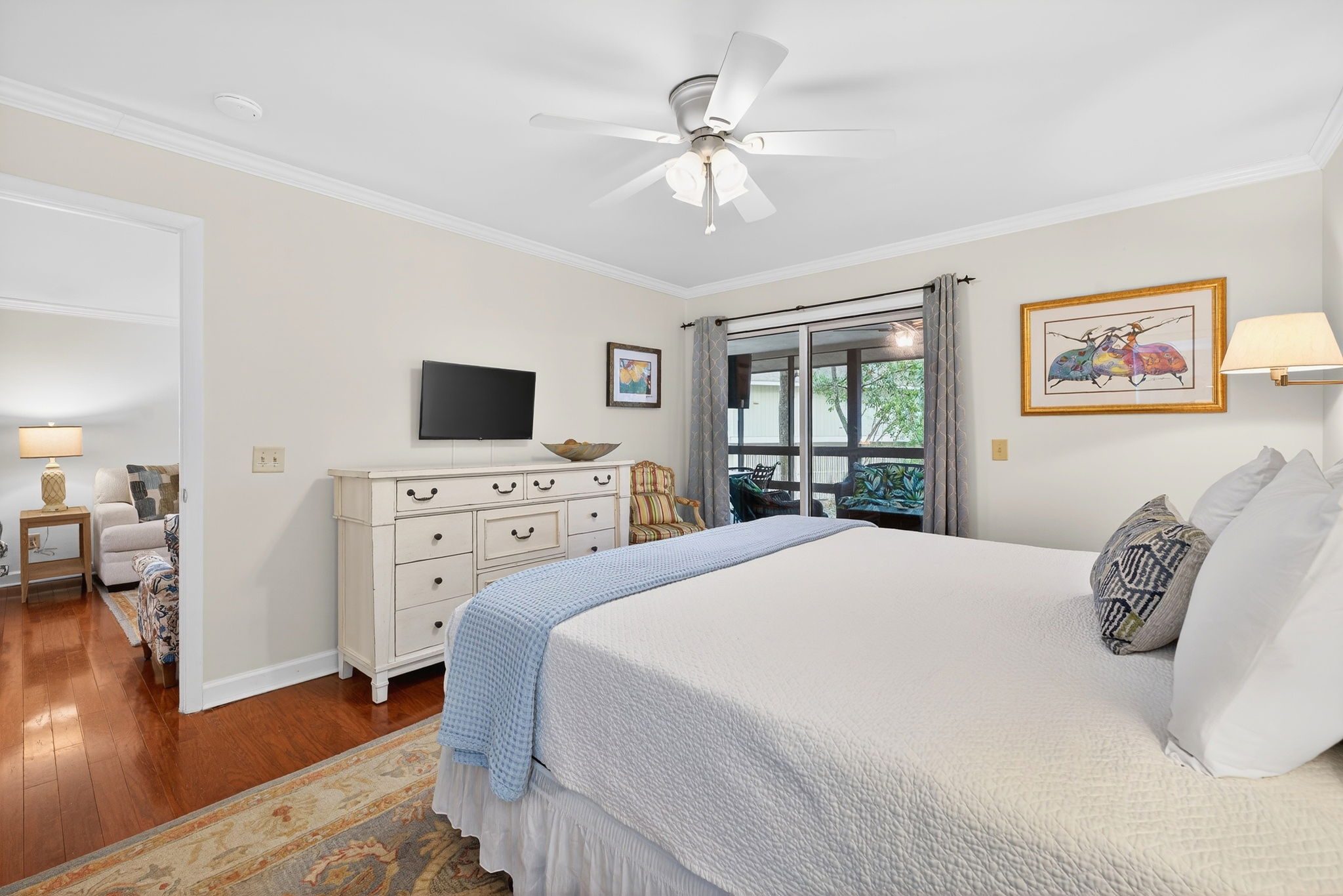Primary King Suite | Seaside Cottage | IOP Escapes | 31 Twin Oaks, Isle of Palms, SC