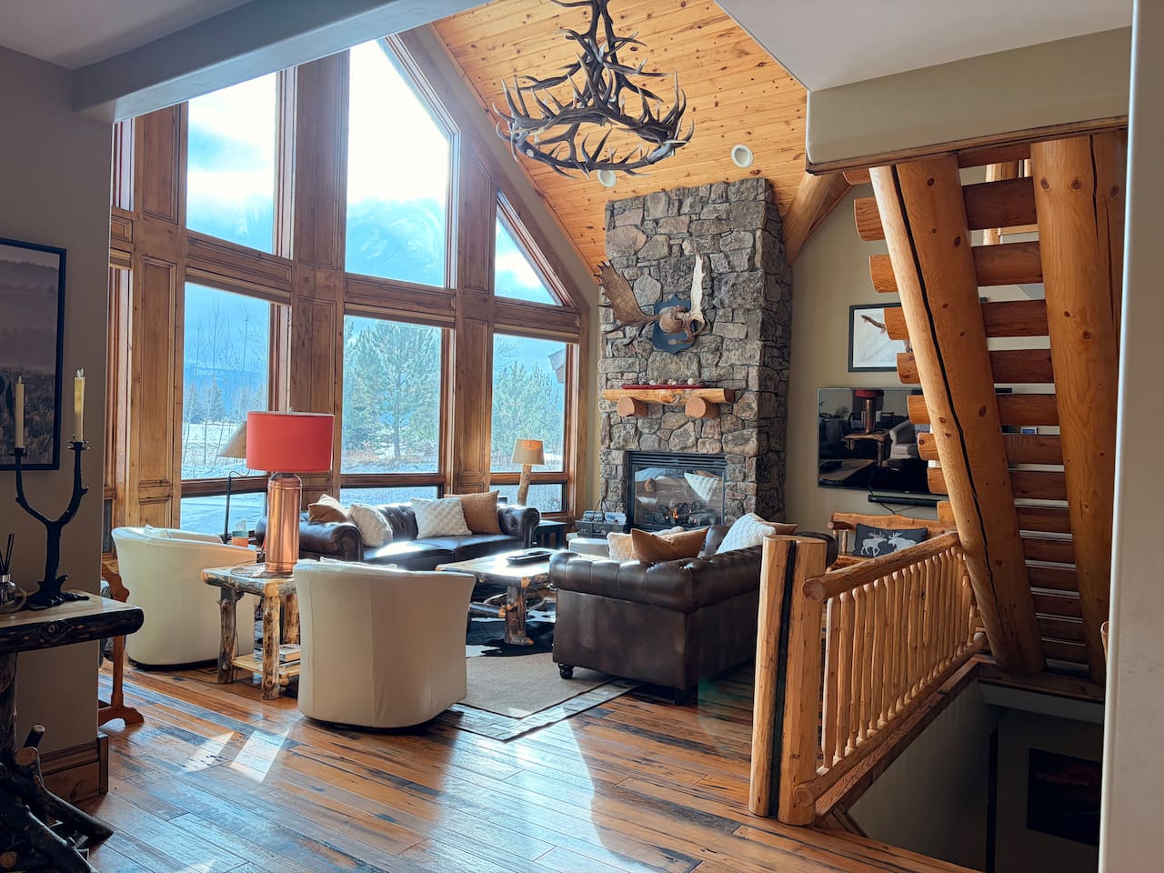 Imagine the stories you will share in this amazing living room!