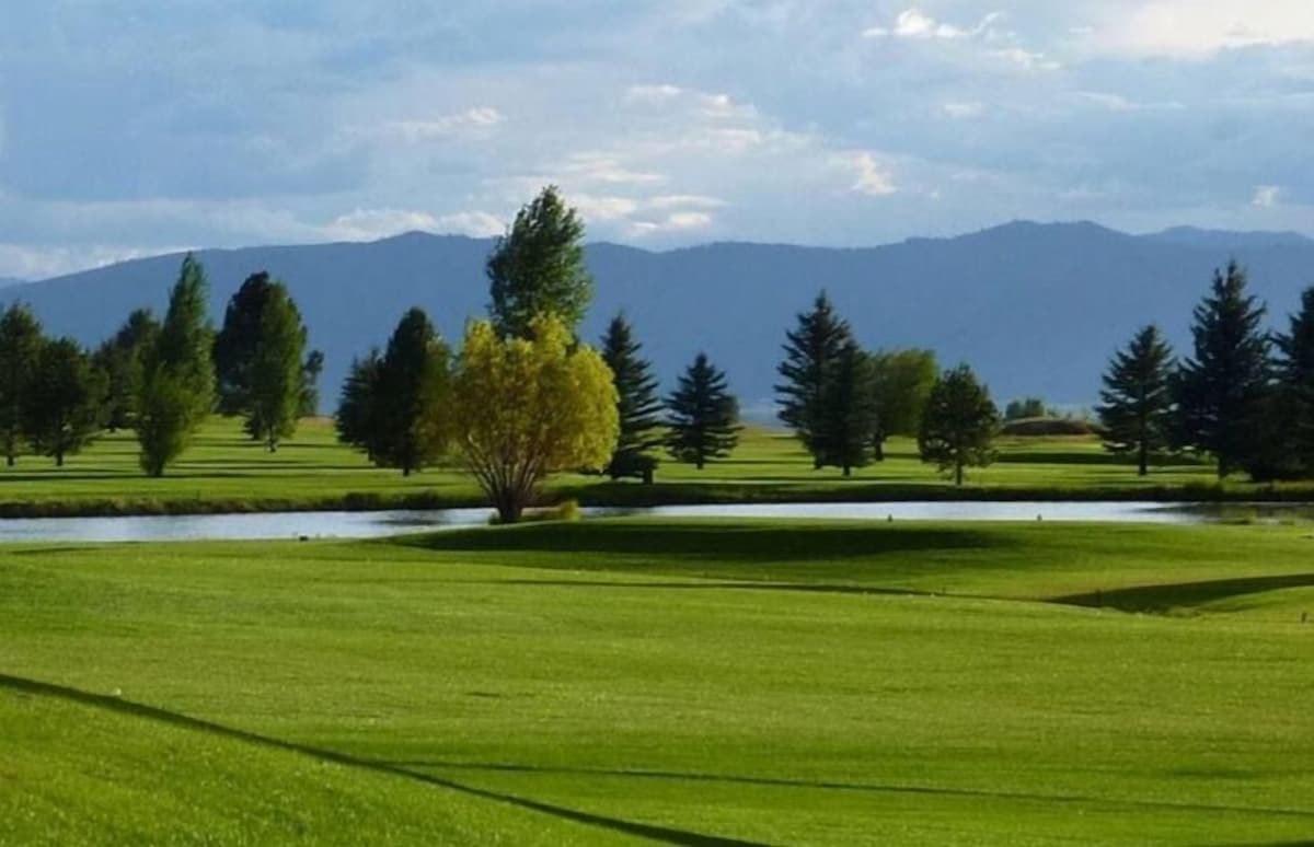 Go golfing at Targhee Village Golf Course, about 5 minutes away.