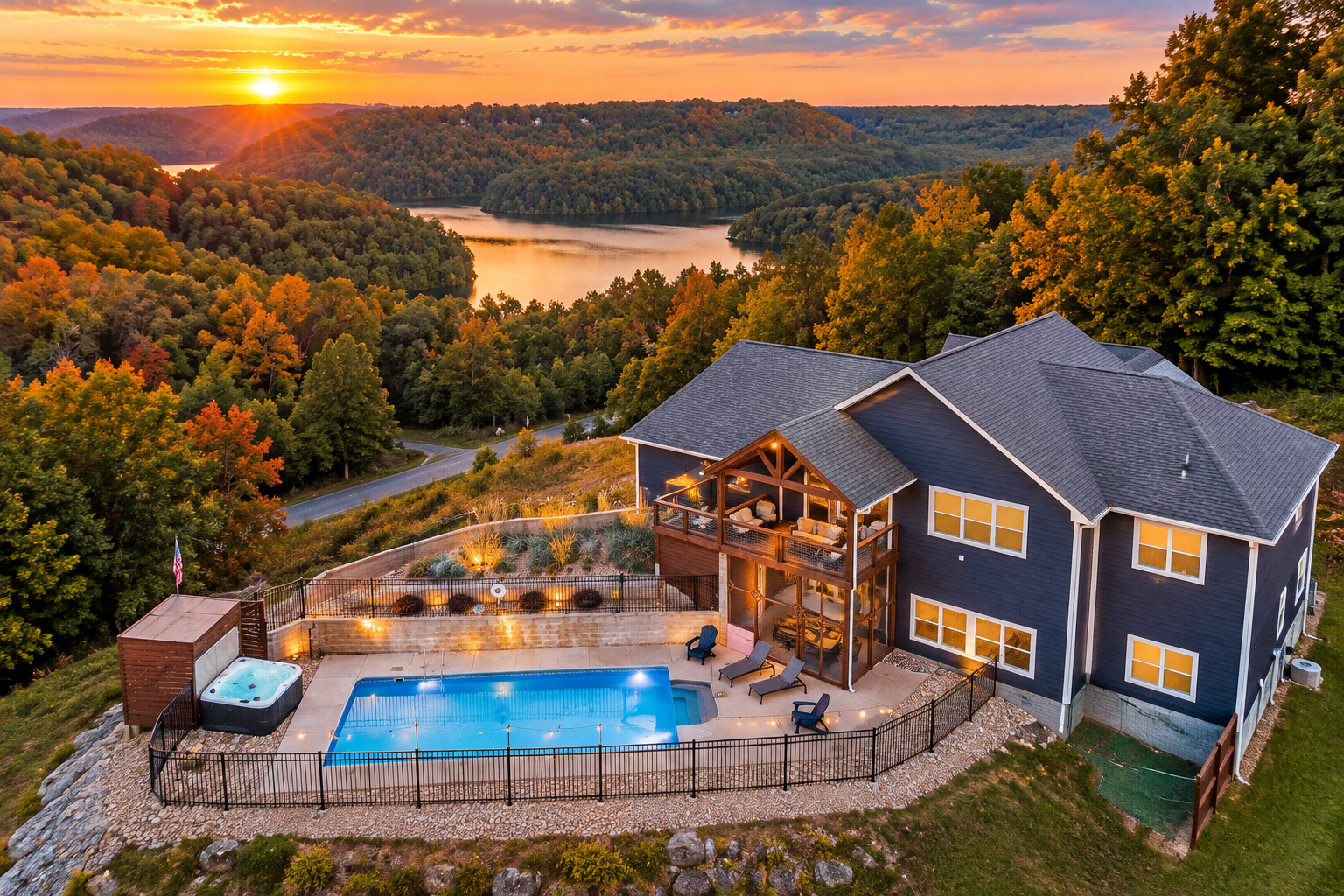 Fall at What A View — seasonal representation