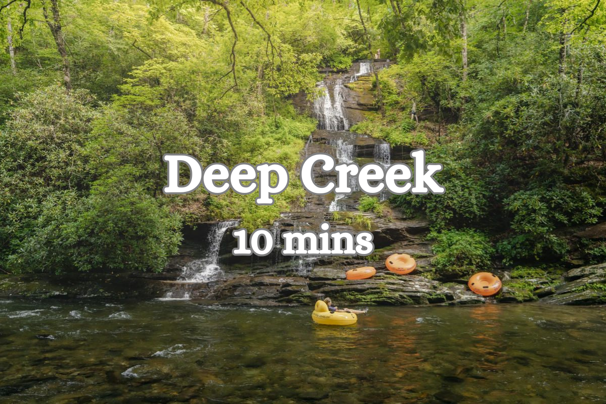 Outdoor Adventure: Enjoy tubing and waterfalls just 10 minutes from your doorstep!