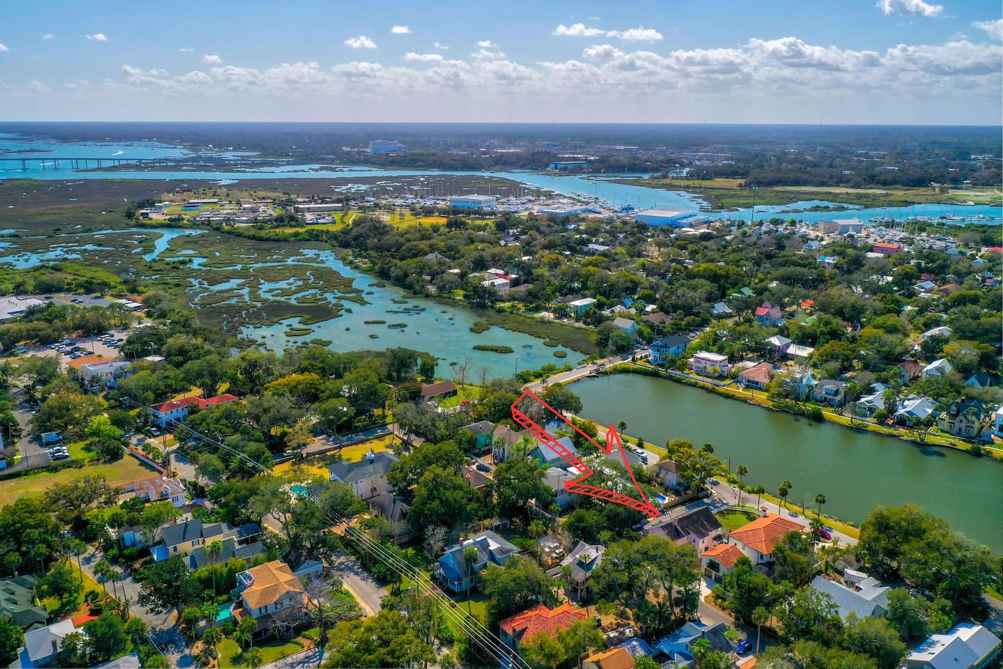 Beautiful surrounding area in St. Augustine