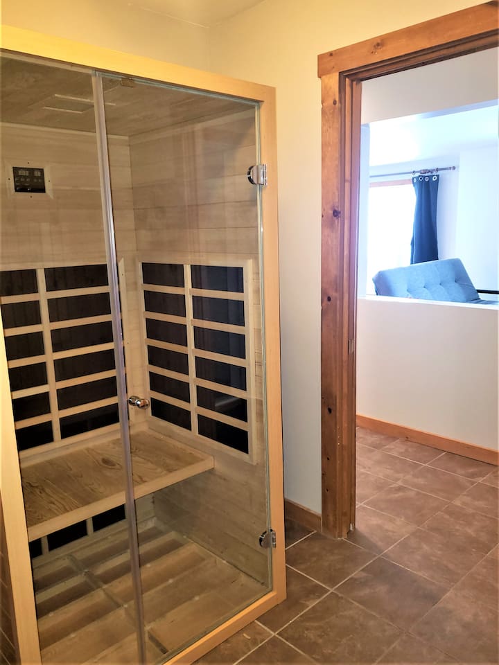 Sauna sec pour profiter au maximum de votre séjour.
