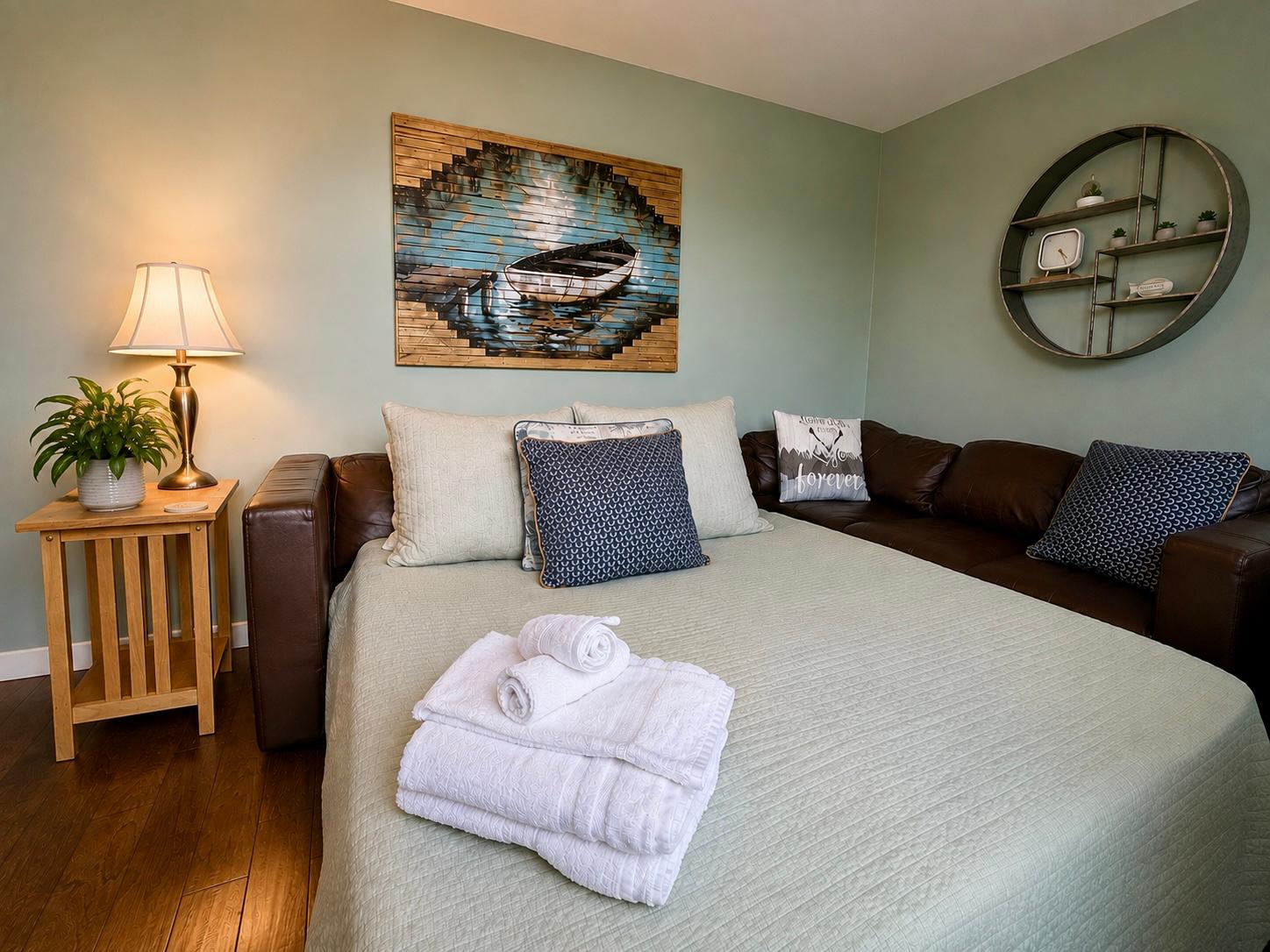 Living Area with Sofa Bed