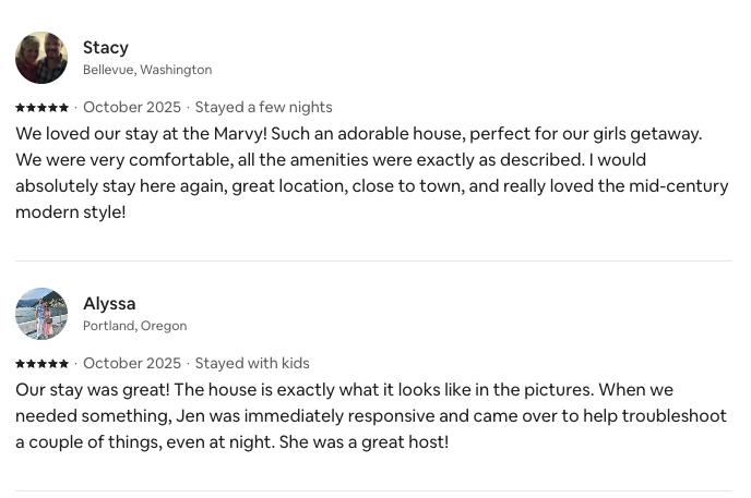 Guest Favorite! 5-star reviews!