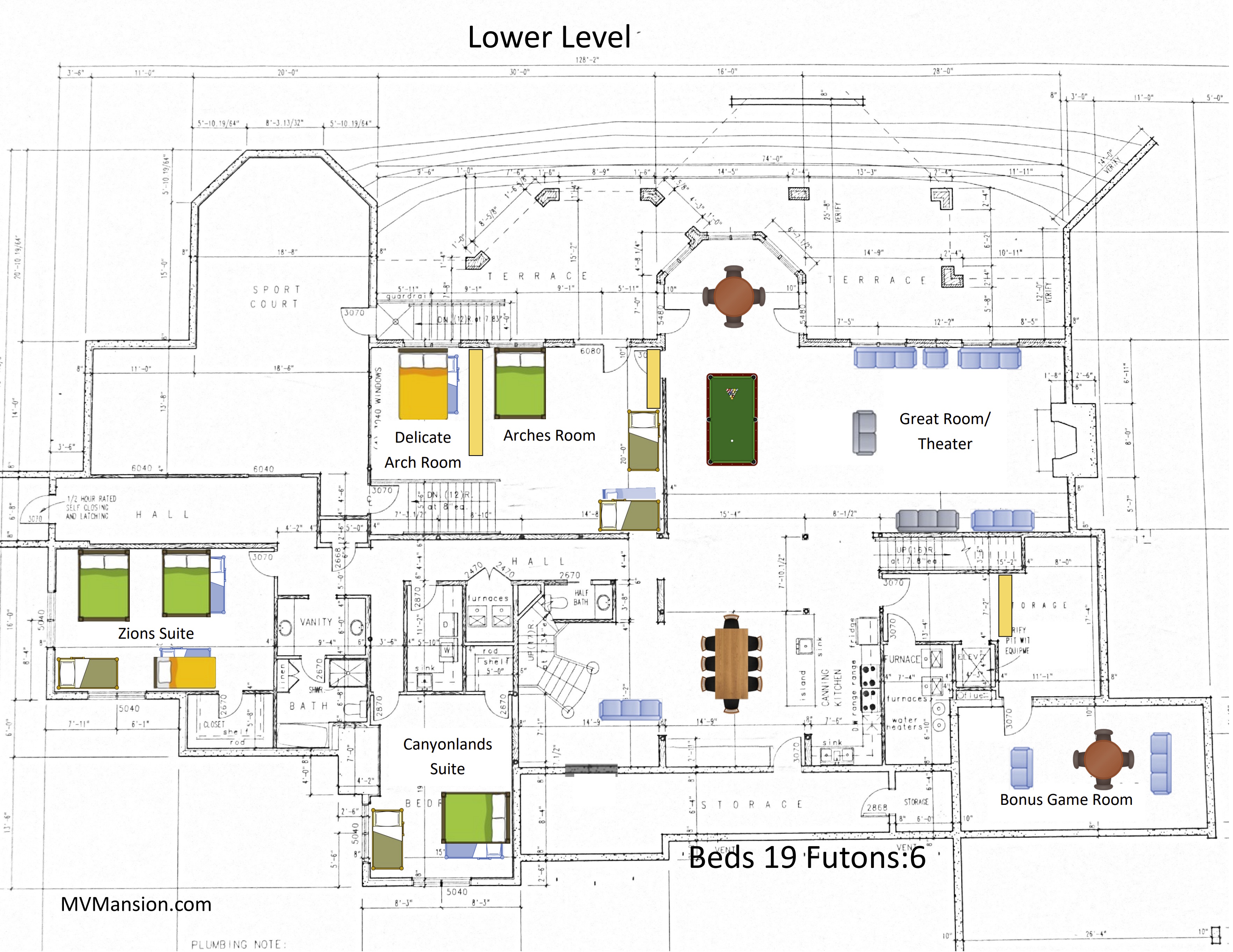 Lower Level Floor Plan