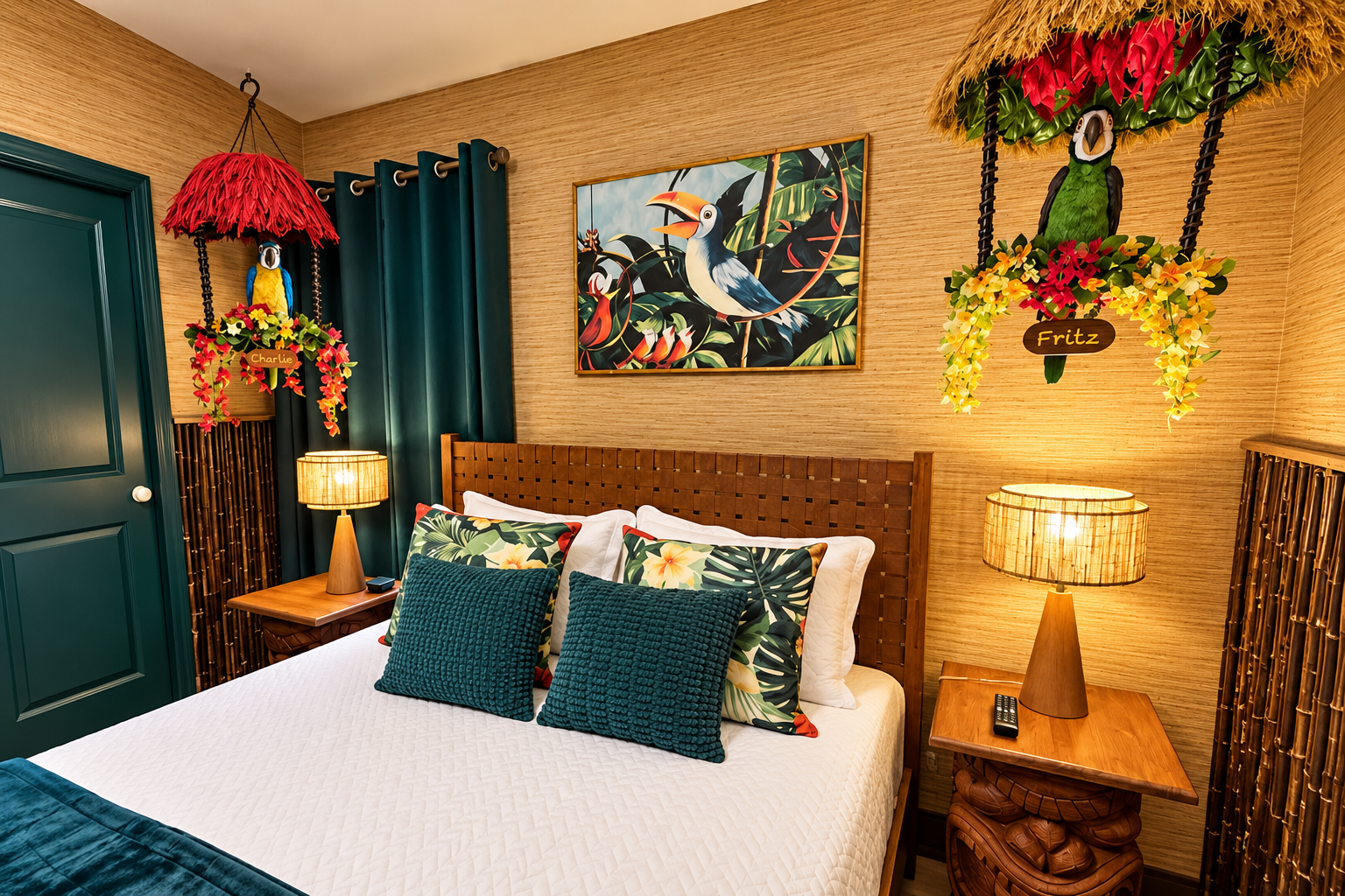 In the tiki, tiki, tiki, tiki, tiki room! Your enchanted oasis awaits your next getaway.
