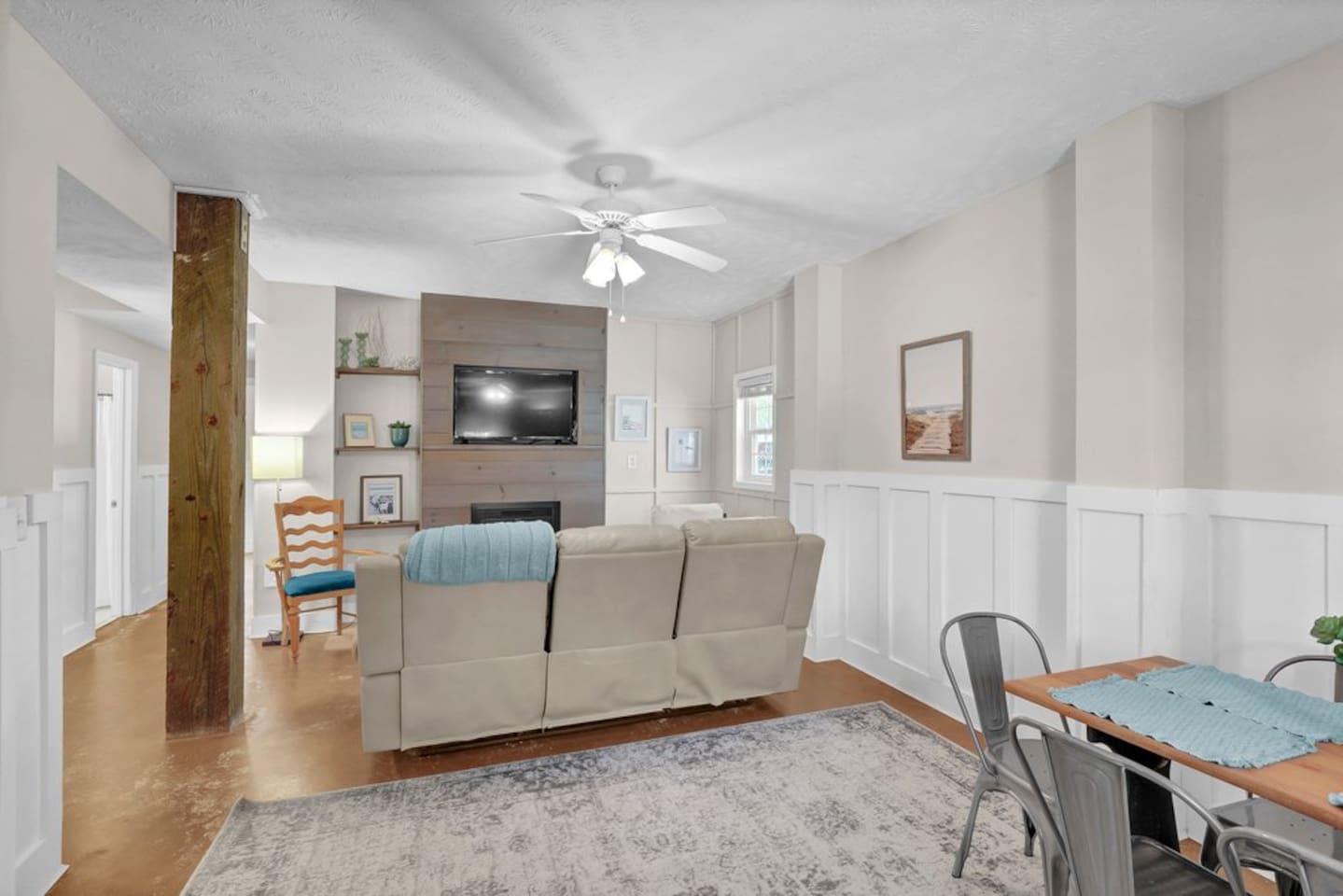 Ground level living room