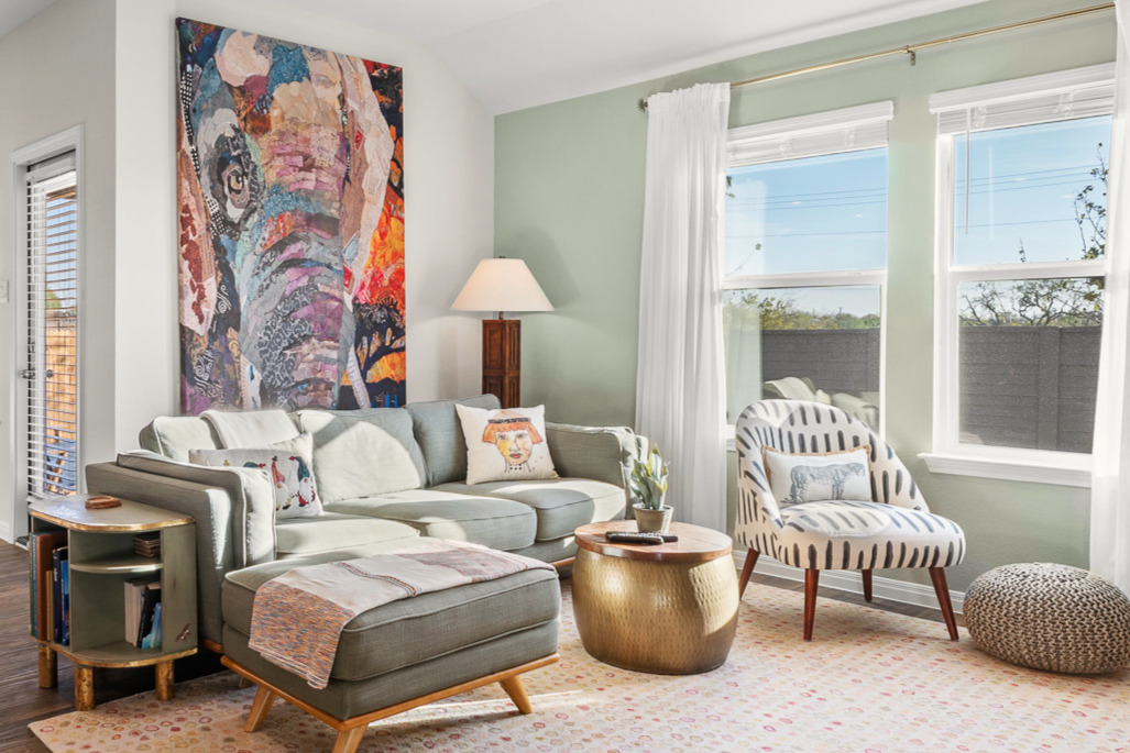 Relax in a bright, thoughtfully designed living space