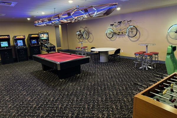 Game Room!  Equipment available at Concierge.