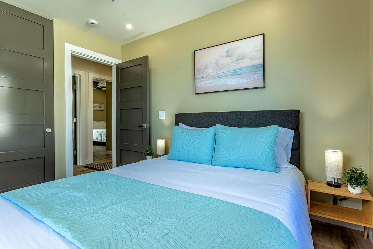 All Furniture New in 2025: Queen Bed, AC and Plush Linens