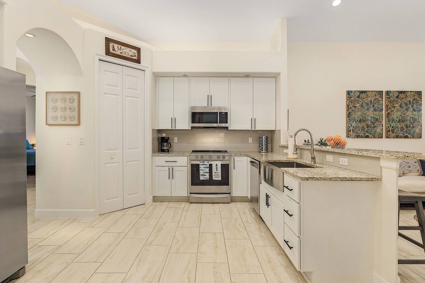 Fully equipped kitchen - providing all the essentials for your culinary needs.