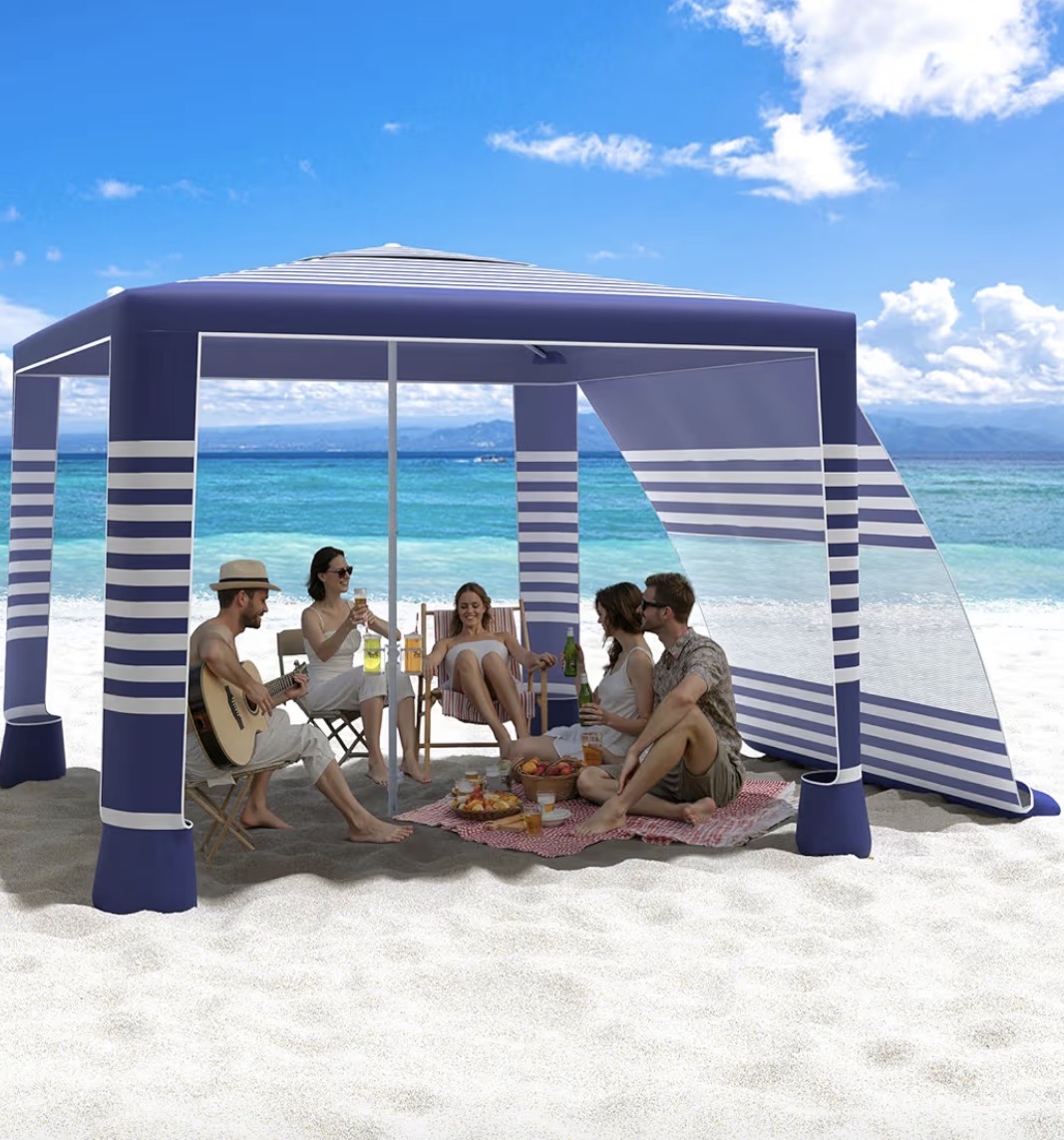 Beach Cabana Shade Provided!