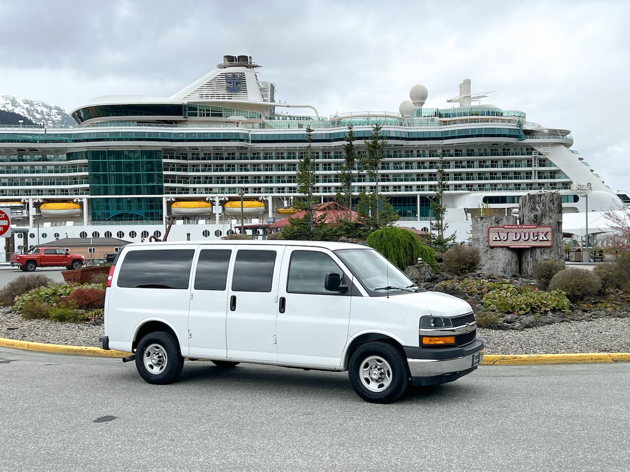 We offer a fleet of vehicles for rent

19 Chevy Express 10-pass, 
17 Chevy Suburban 9-pass
14 Dodge G-Caravan 7-pass
14 GMC Yukon 8-pass
17 Ford Expedition 8-pass
15 Lexus RX350 5-pass
Let us know if you’d like to book, and we’ll send you the link!