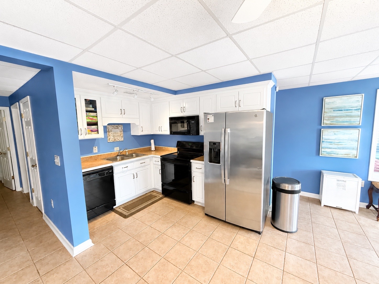 Cozy kitchen with modern appliances and cabinetry