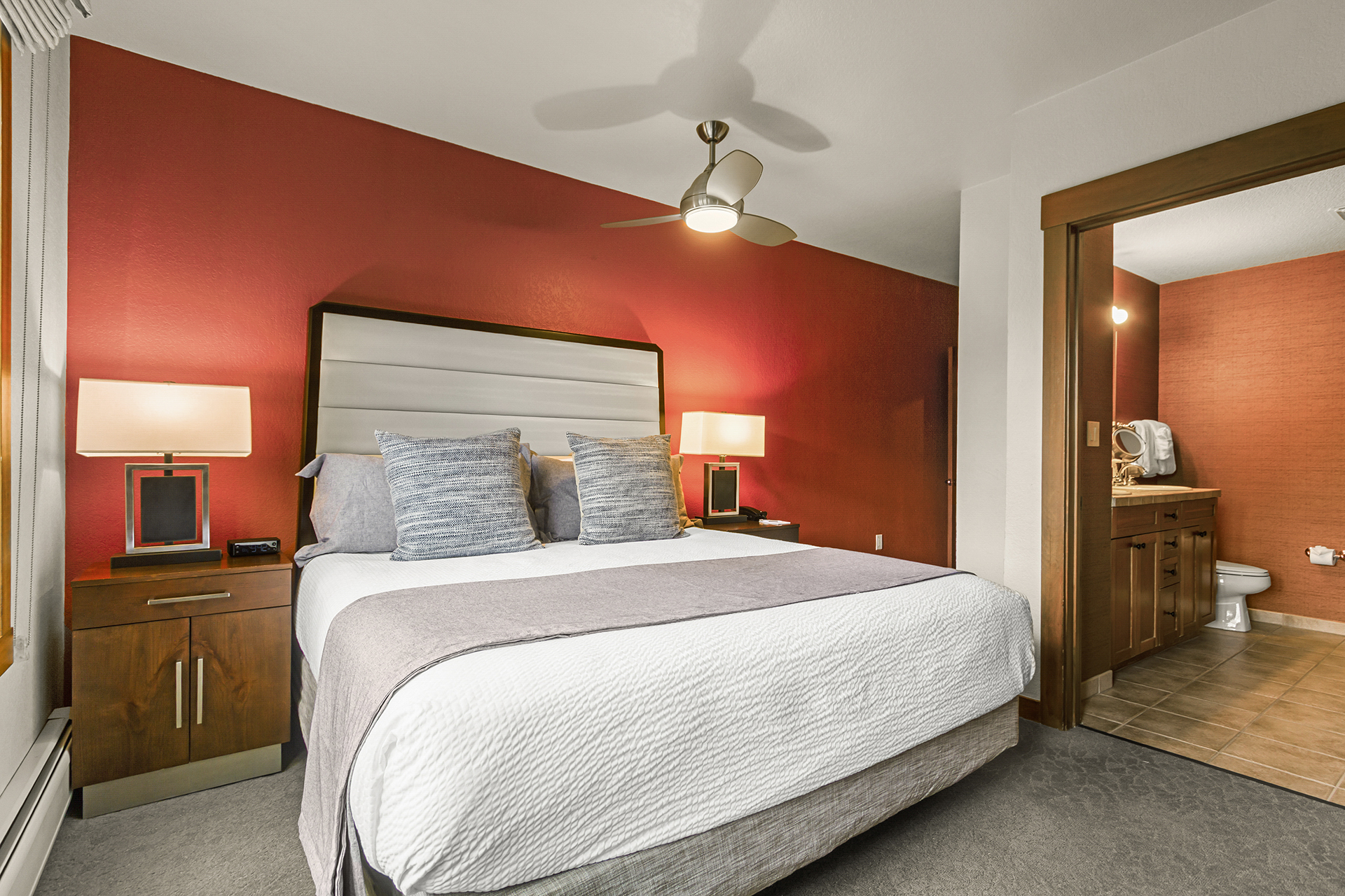 Master bedroom with ensuite