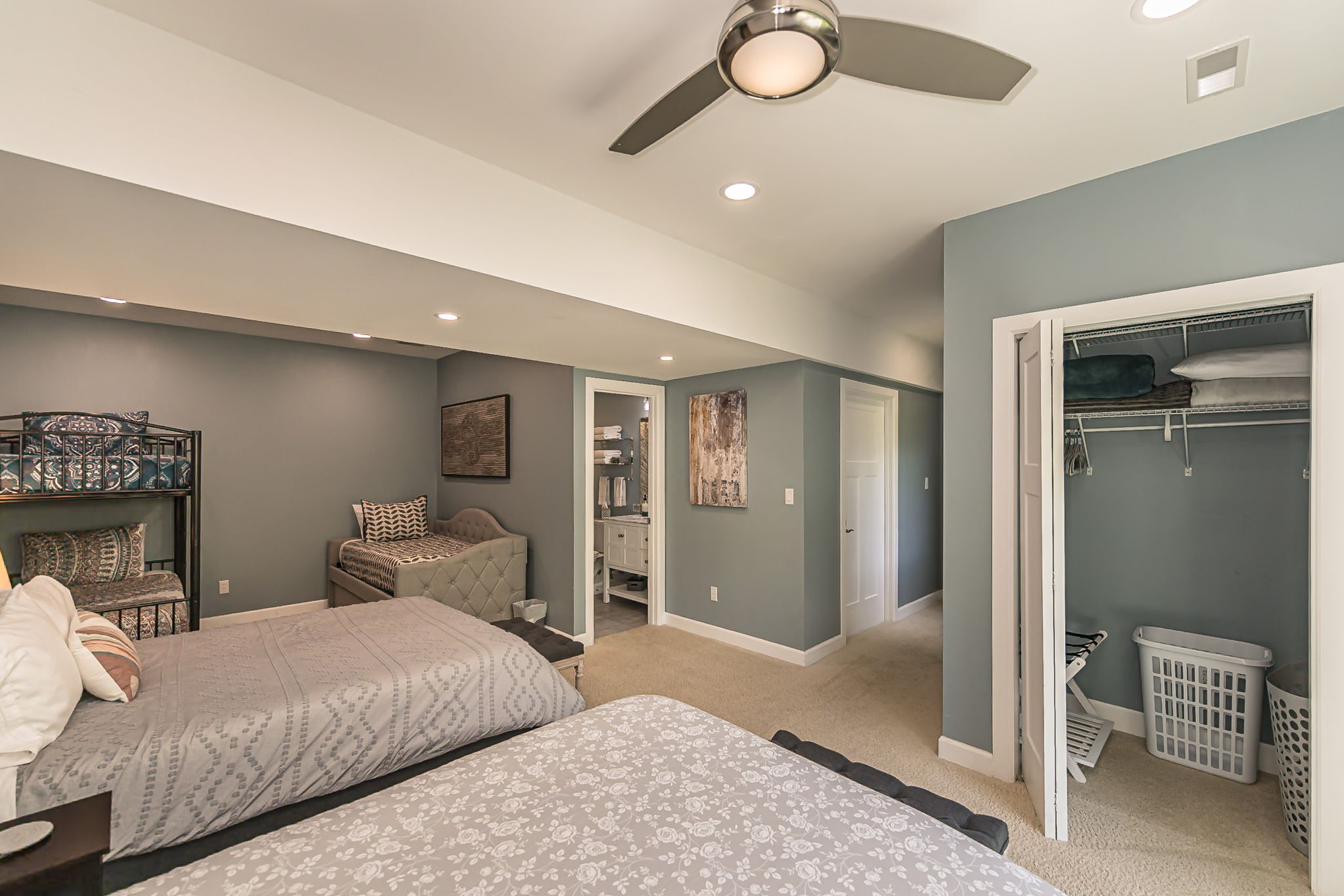 Comfortable sleeping space for larger groups.