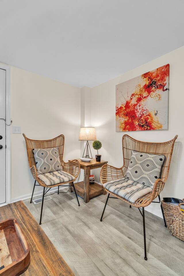 Plants, unique artwork, and designer details breathe new life into the home.
