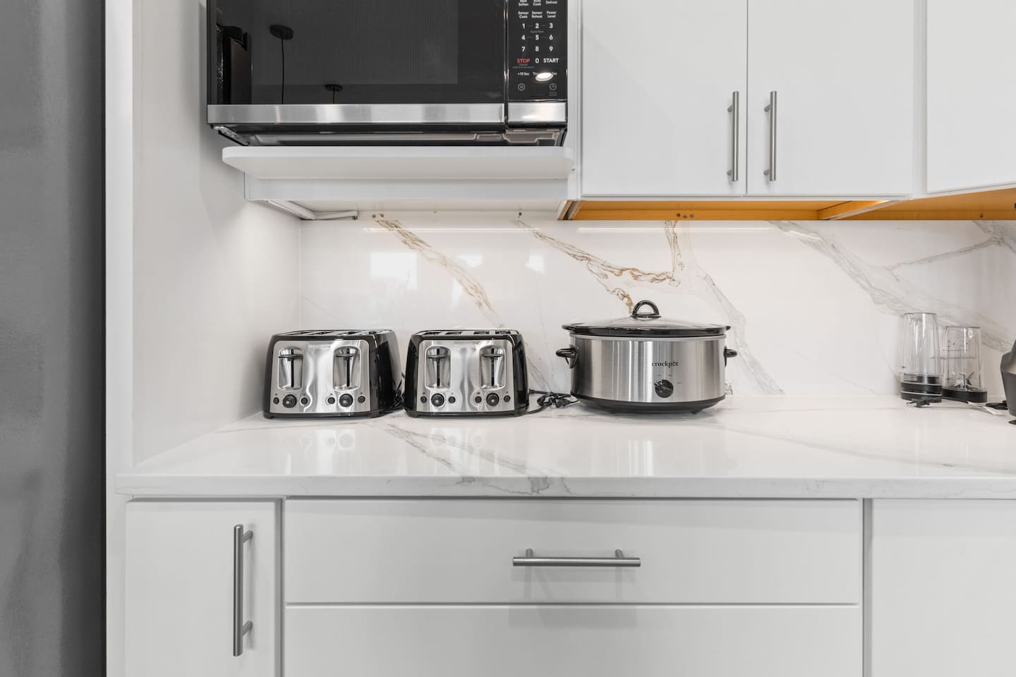 Leave the details to us! Zen's kitchen is fully stocked with pots/pans, cooking utensils, spices, baking sheets/pans, cutting boards, a crockpot, blender, coffee makers, and more! Dinnerware, glassware, & utensils provided for up to 40 guests. 