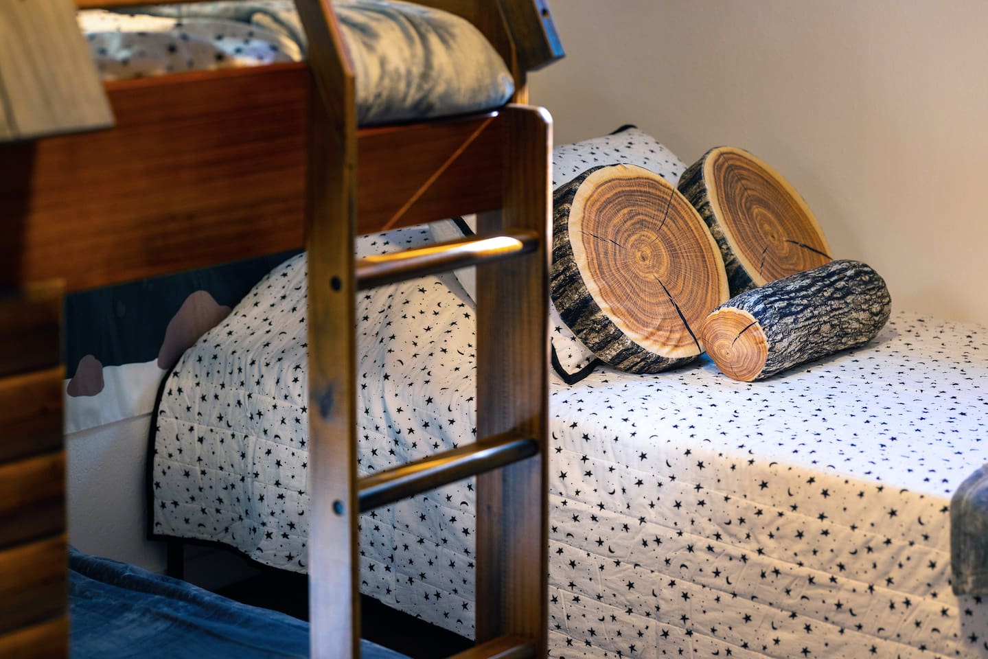 Cheesy? Maybe. We think the log pillows are great though!