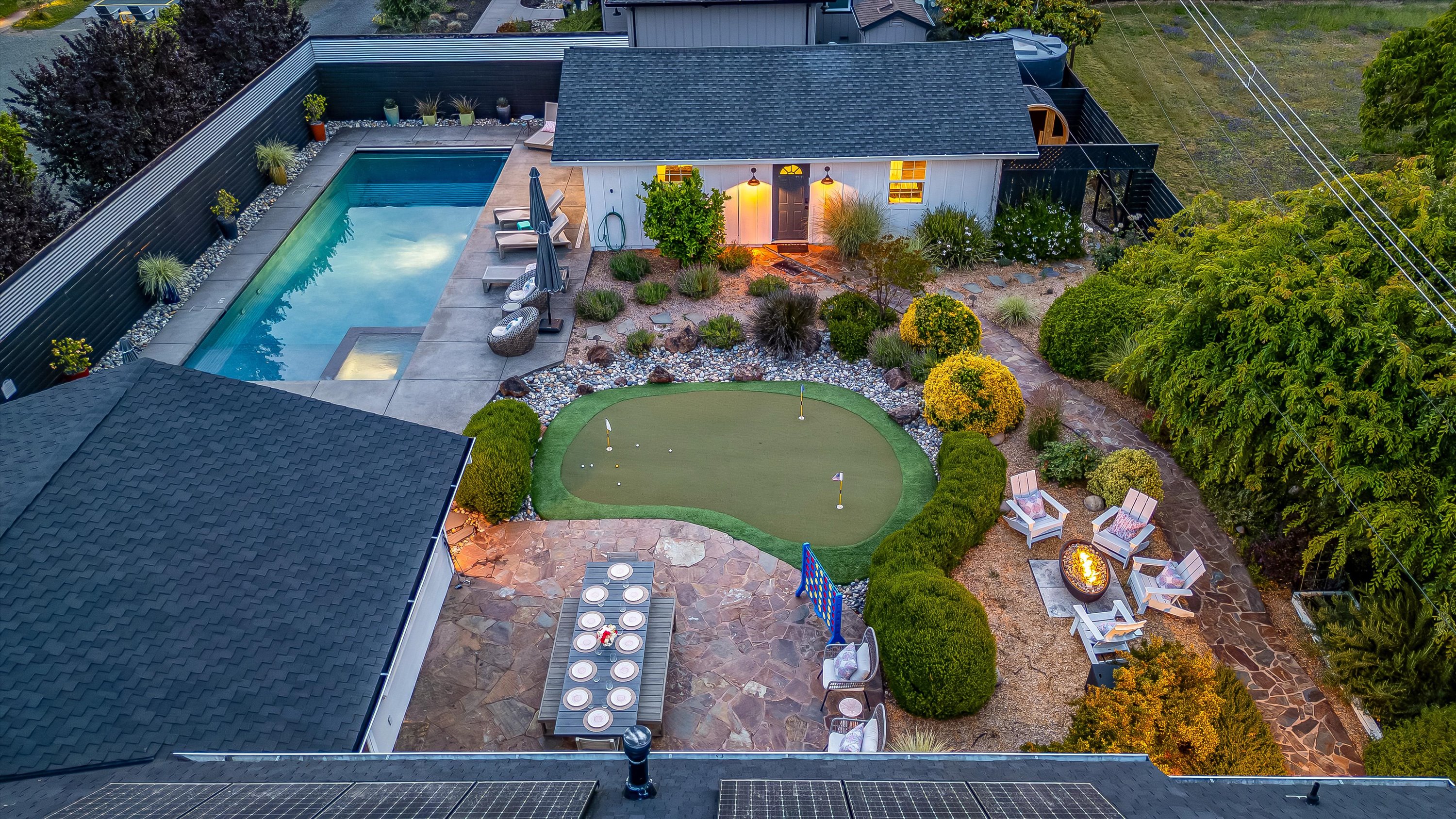Luxury Pool And Spa With Private Putting Green - Exquisite Wine Country Retreat - Sonoma, CA