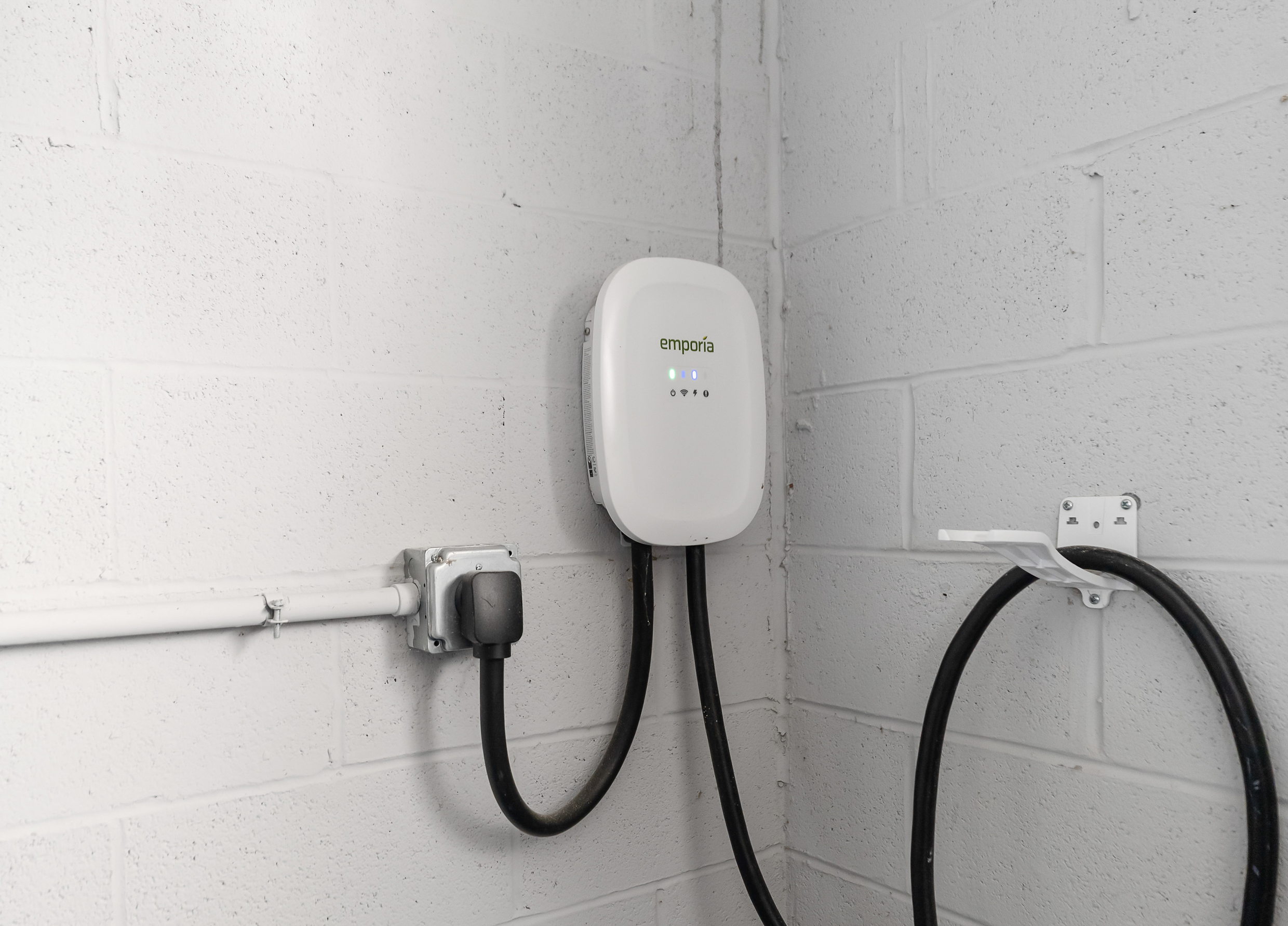 Complimentary EV Charger in Garage