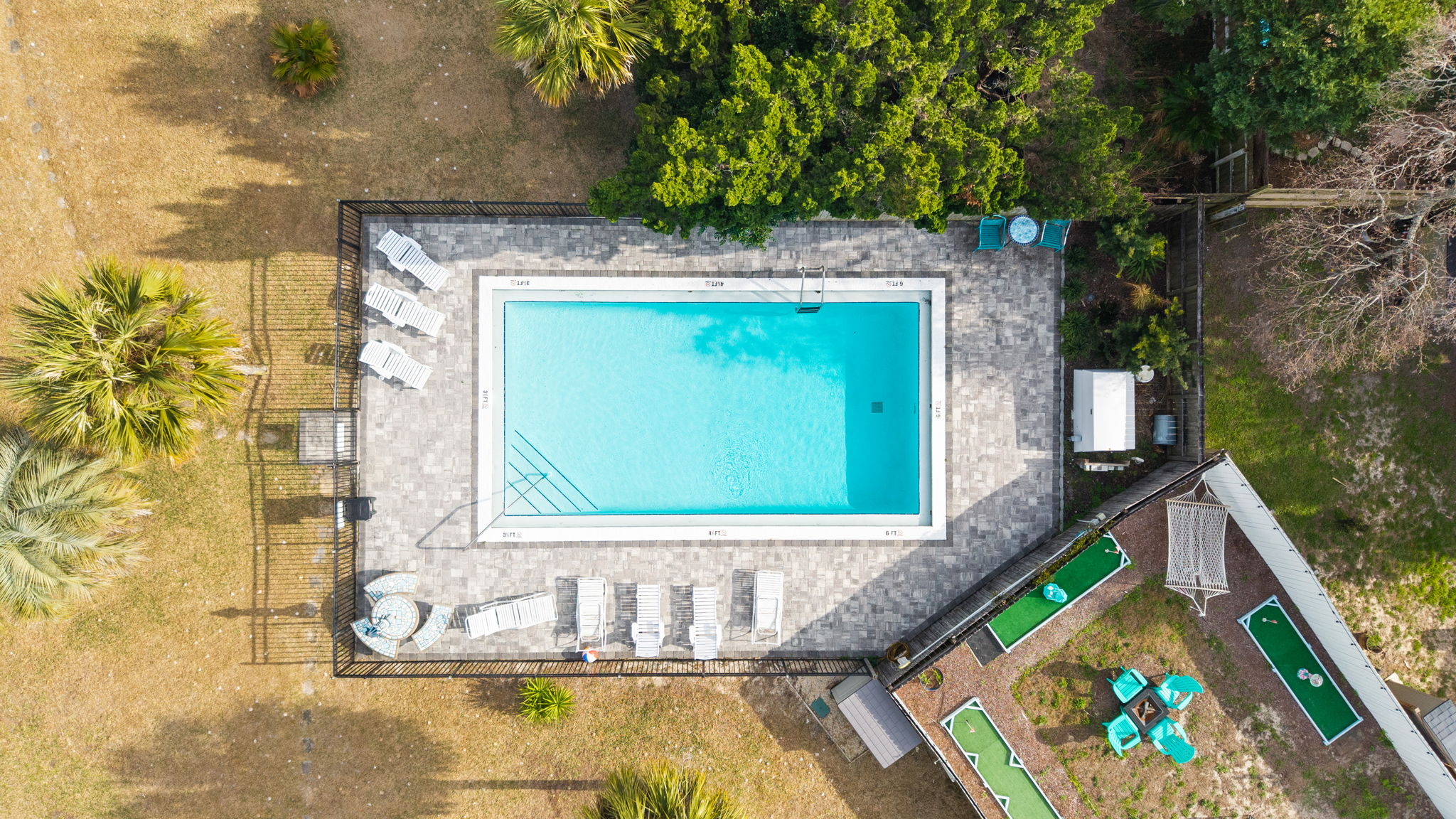 Aerial of Pool