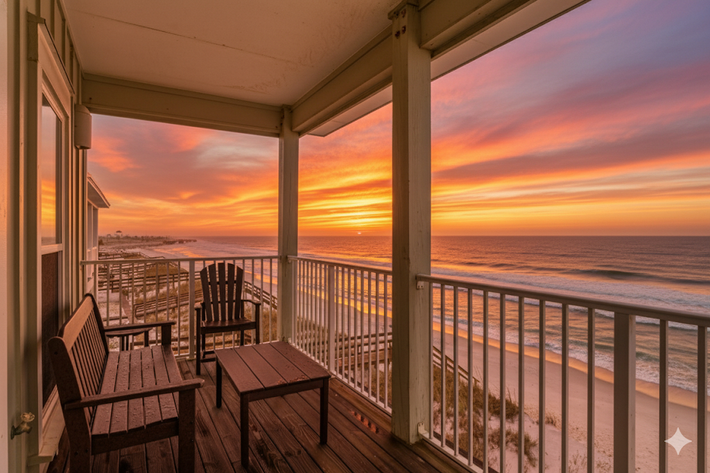 Escape to "A Wave From It All," your private, beachfront, home away from home in Cape San Blas, FL. The home is located in the "North Cape," just beyond the stump hole and boulders.