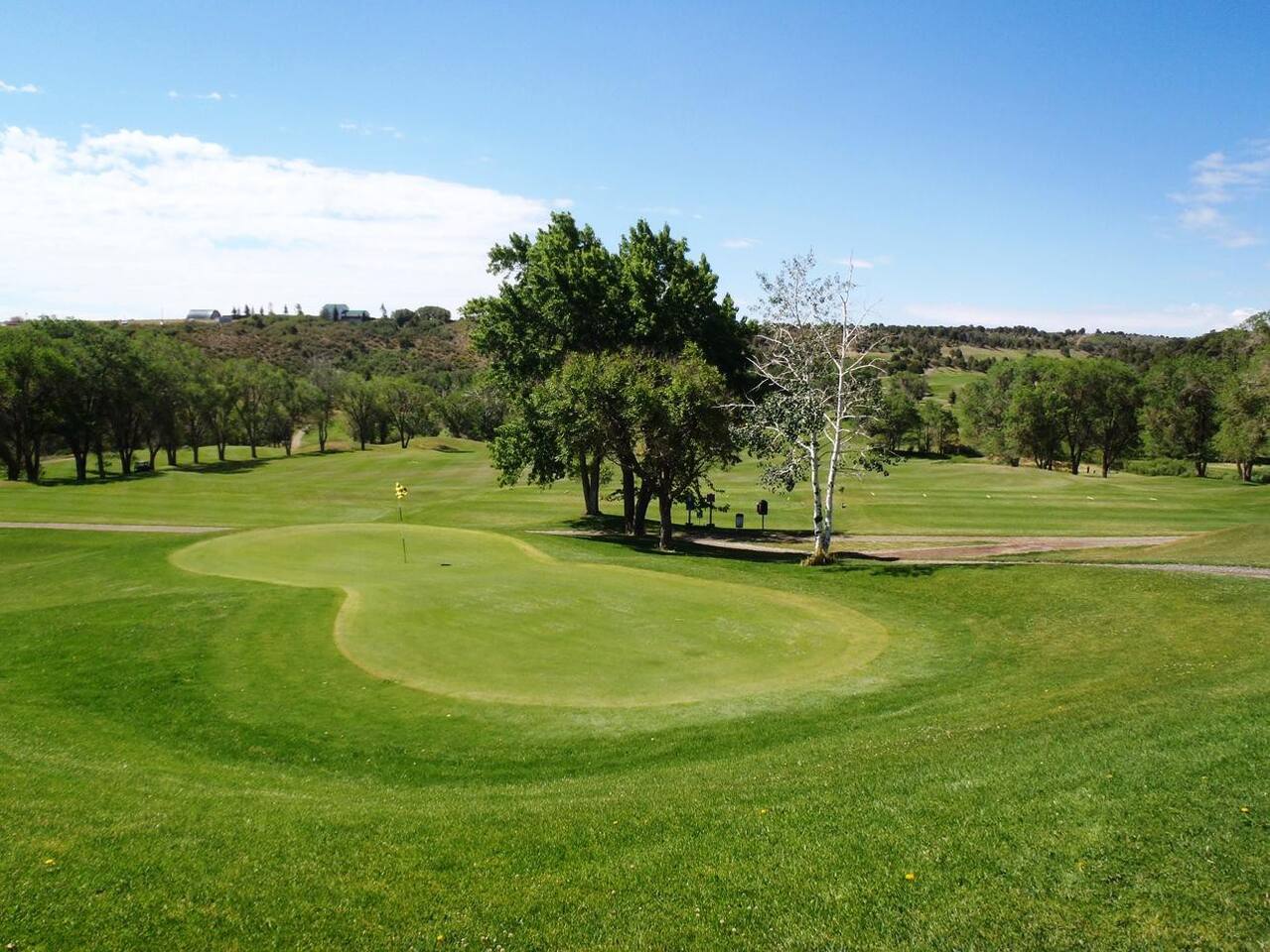 The Hideout Golf Course, just a ten minute drive from our guest ranch.