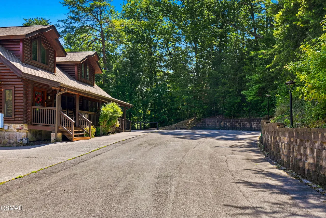 Road access to cabin.  Cabin is located at the end of the road 