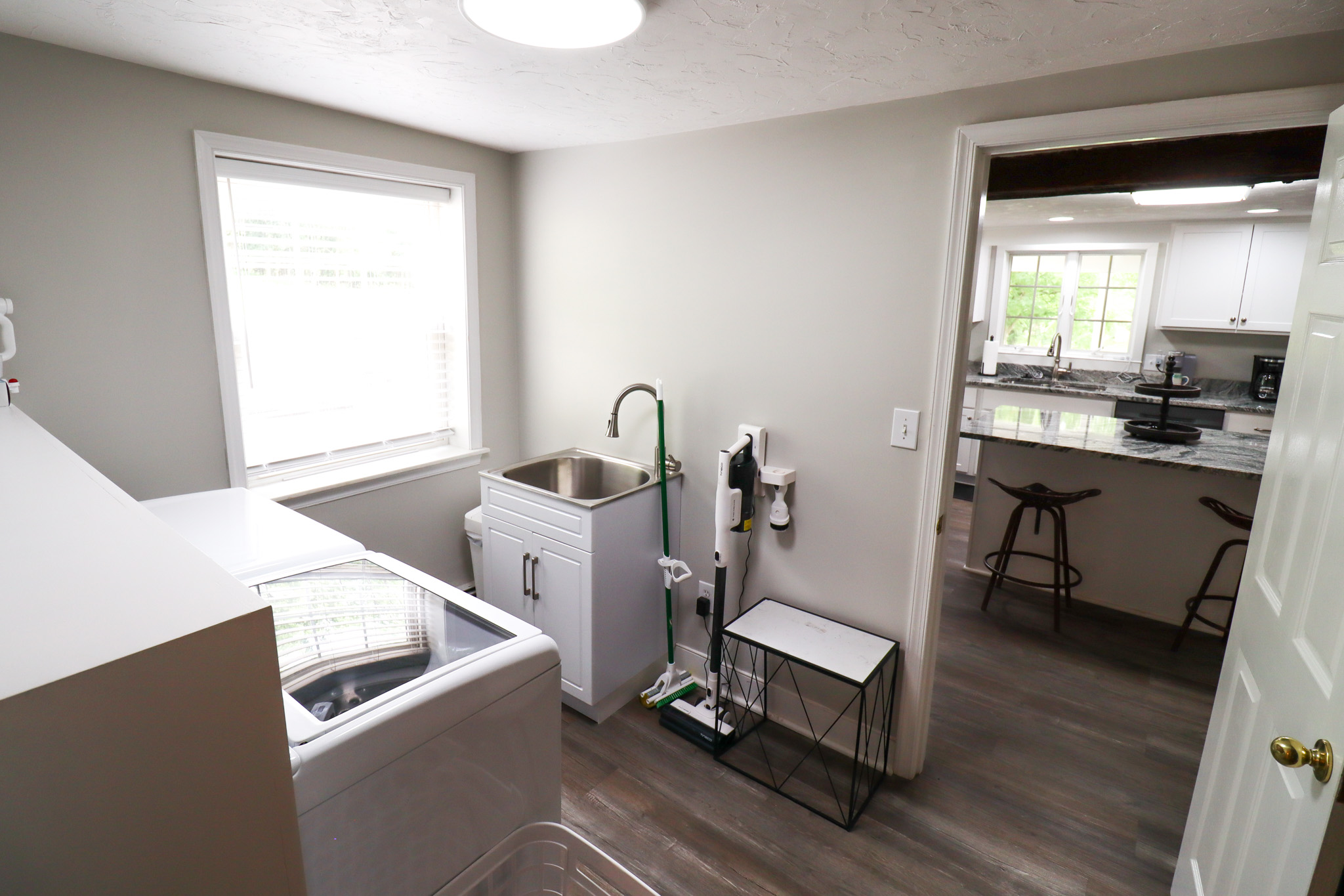 Convenient in home washer and dryer available for your entire stay