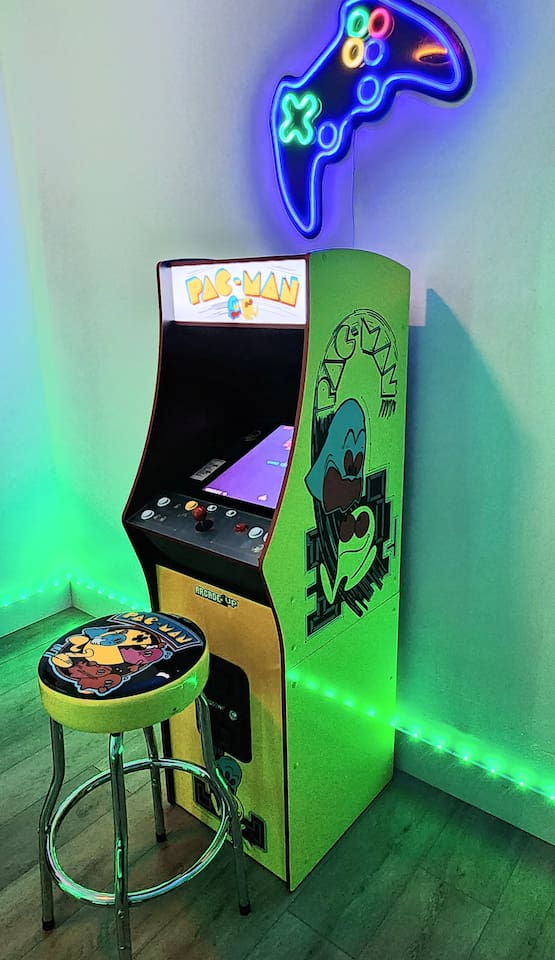 Level up your stay with our Pac-Man Classic Arcade, loaded with 13 retro games! Chase high scores, spark a little friendly competition. No quarters needed!