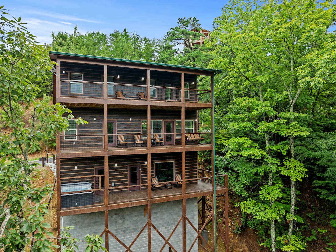 back of cabin