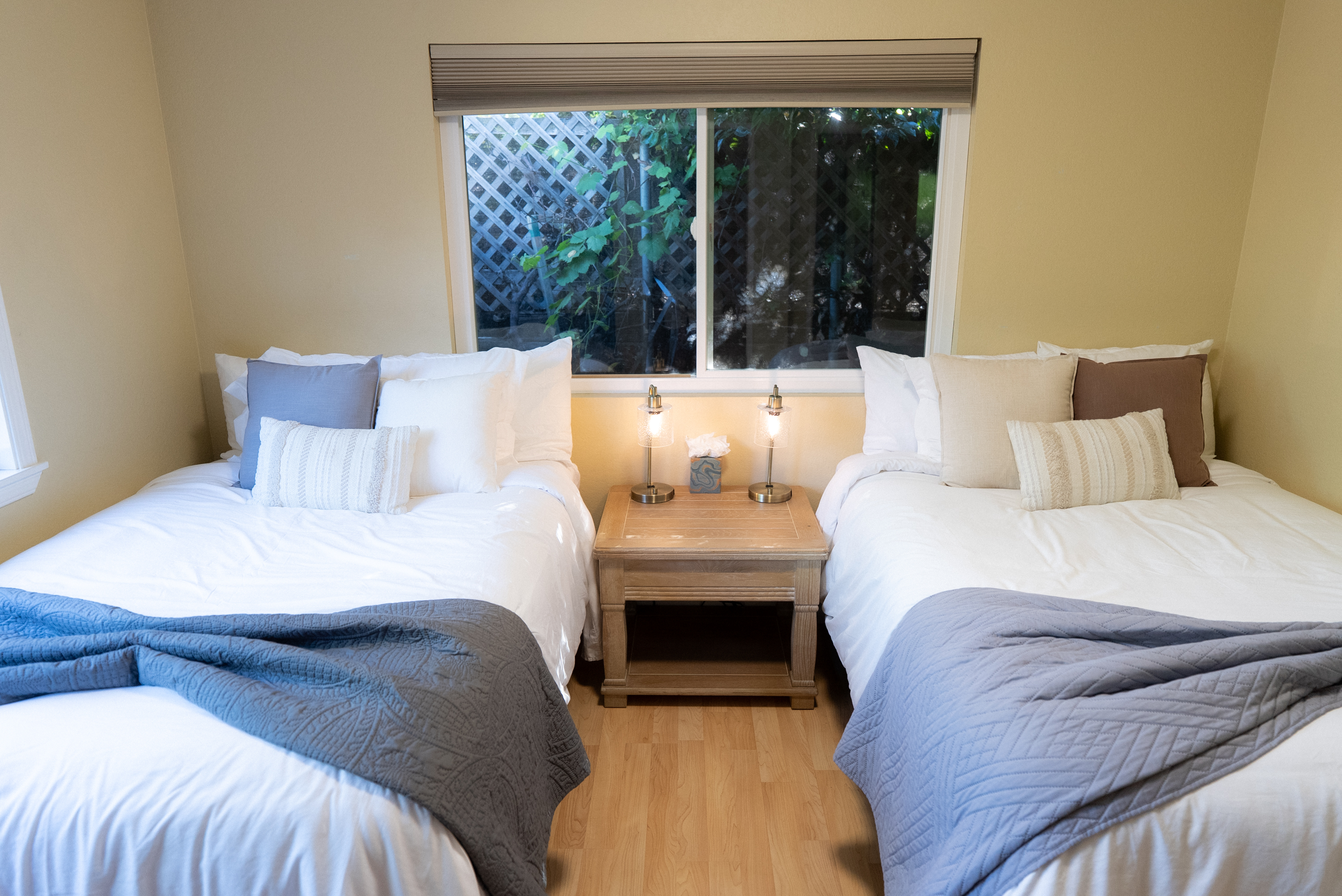The perfect setup for traveling families or groups seeking a quiet retreat.