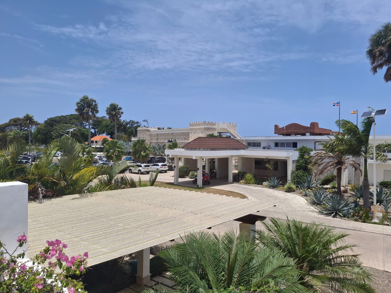 View from front