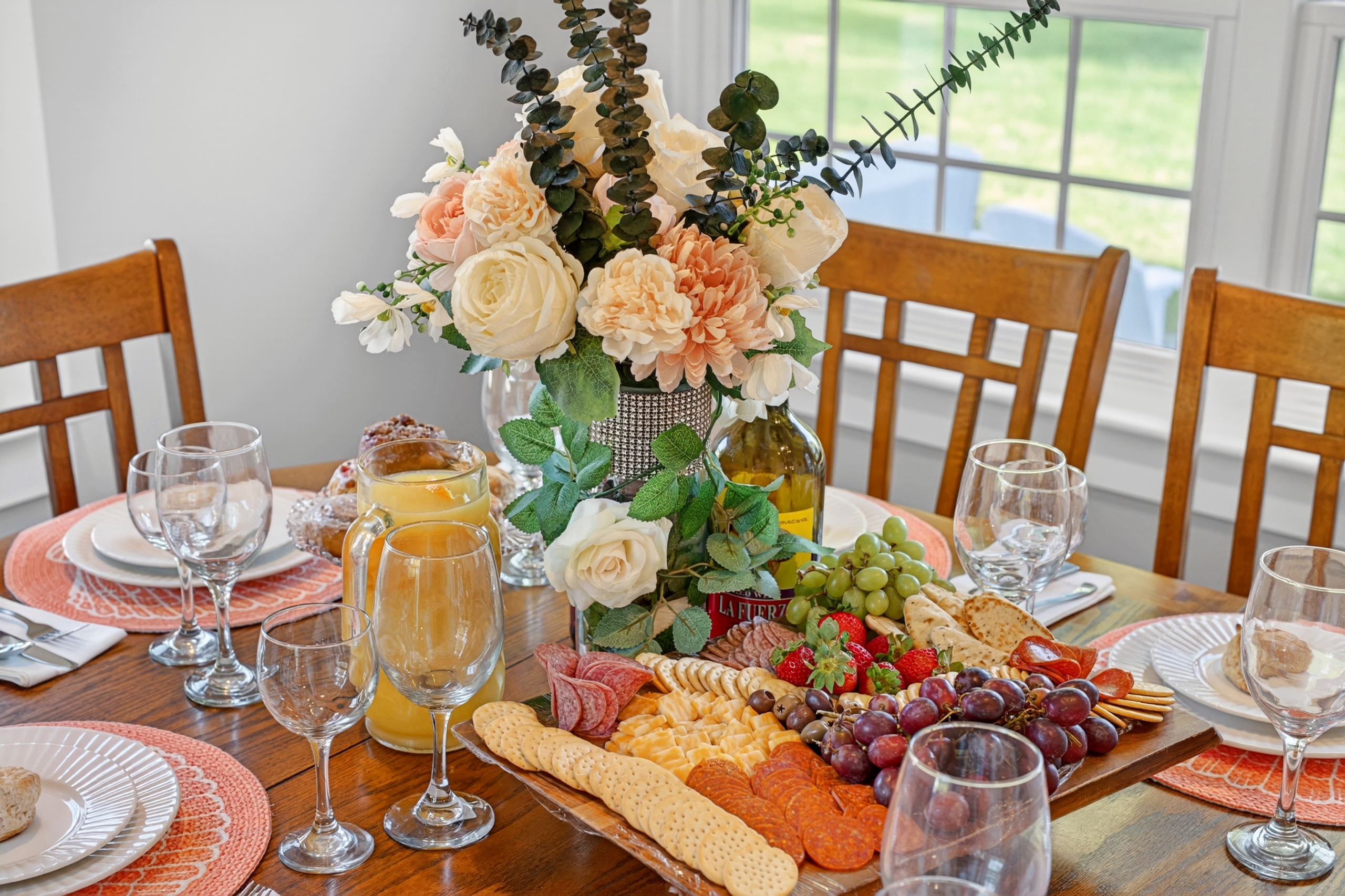 Whether it’s a full feast or a casual bite, our inviting dining space is designed for sharing great moments together.