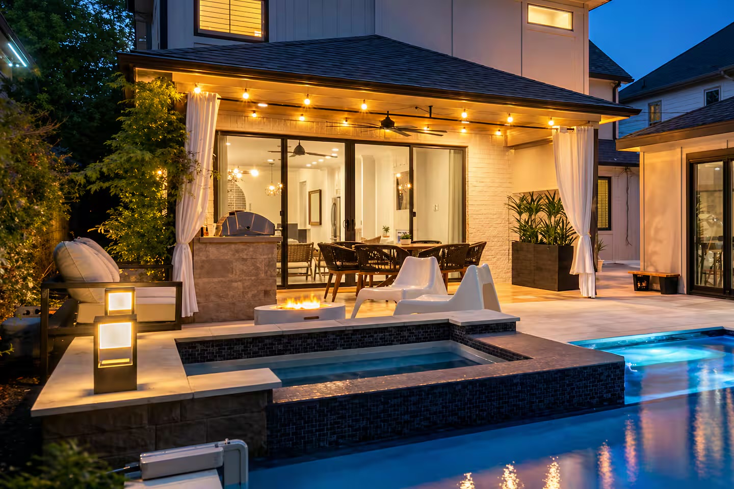 Private resort-style pool and patio—your own outdoor oasis