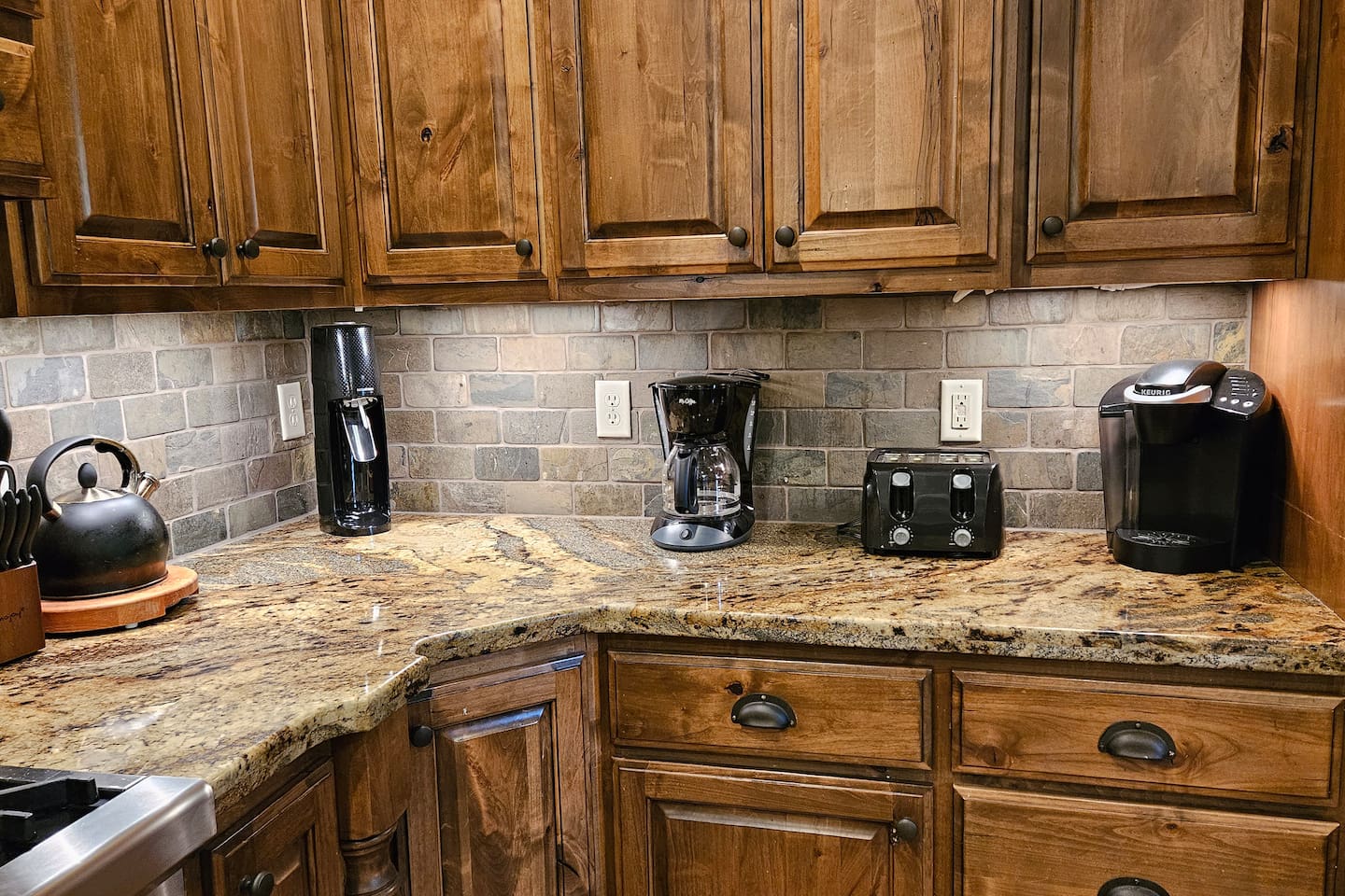 Keurig and regular drip coffee makers