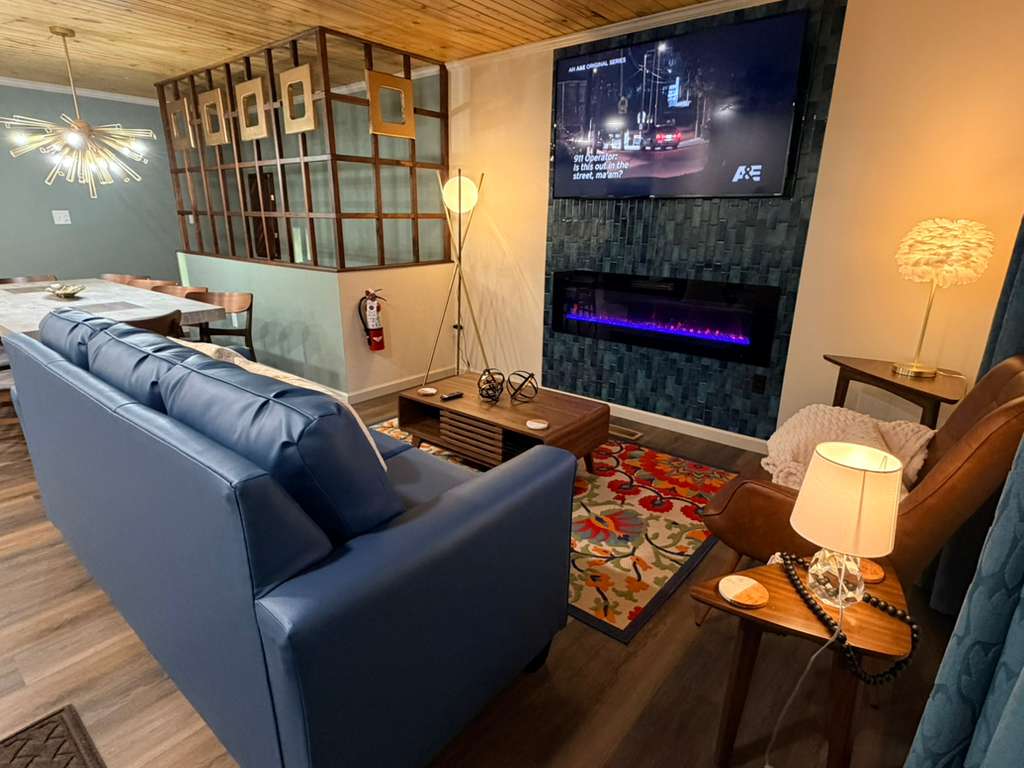 Seamless connection from the outside in. Step through the front door right into this beautifully designed, relaxing living area.