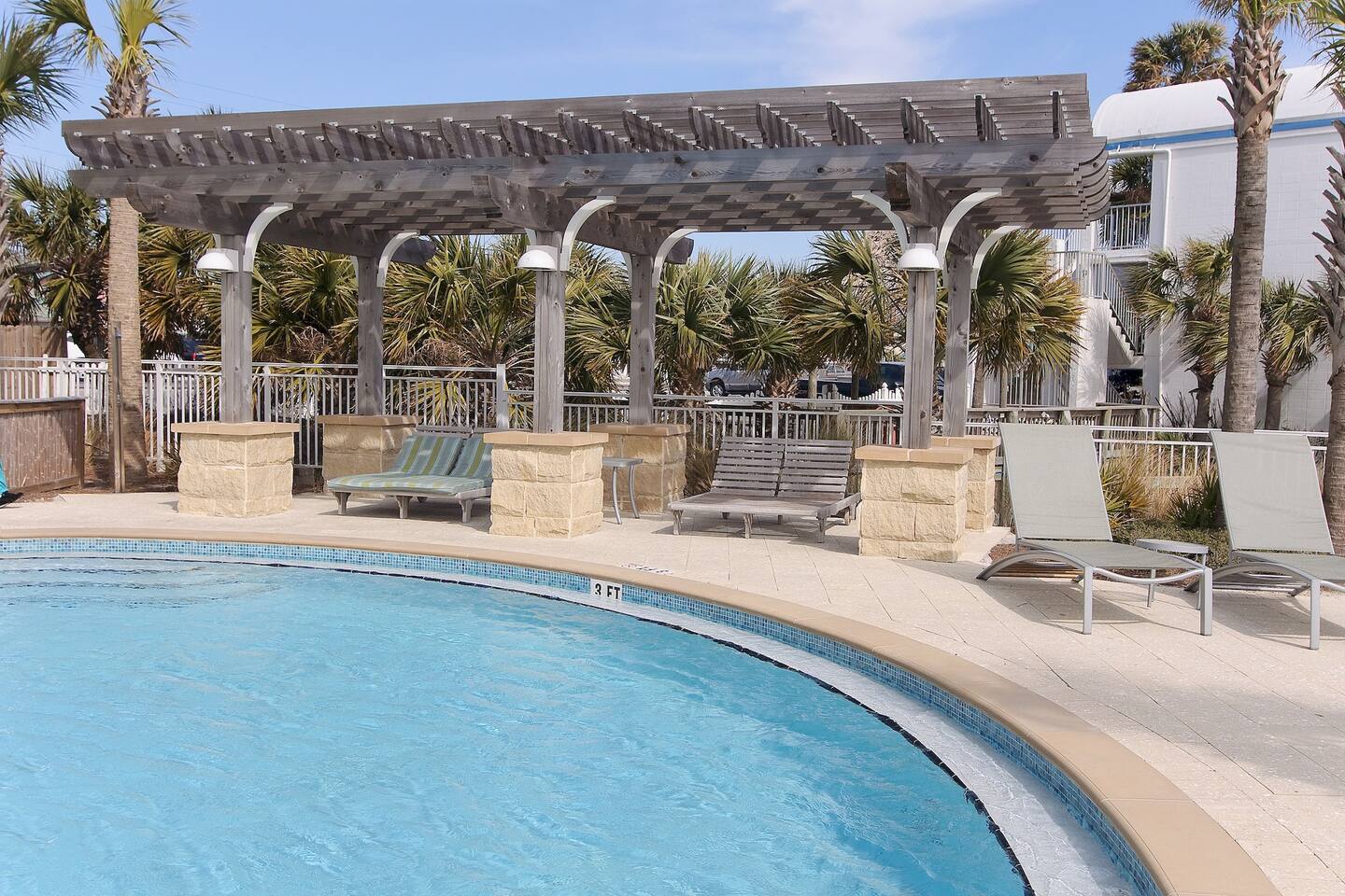 Resort style pool