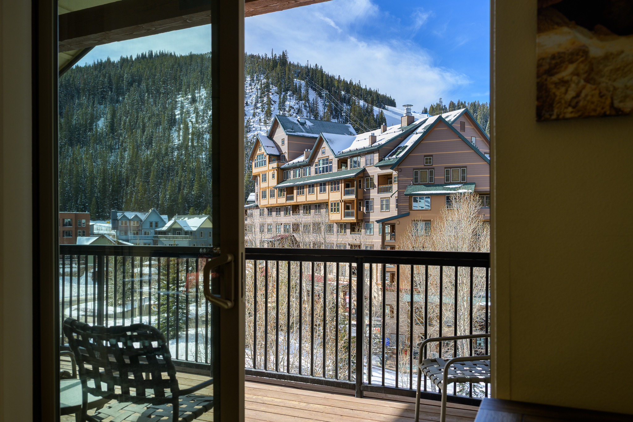 Porch view looking left (Village shops/restaurants)