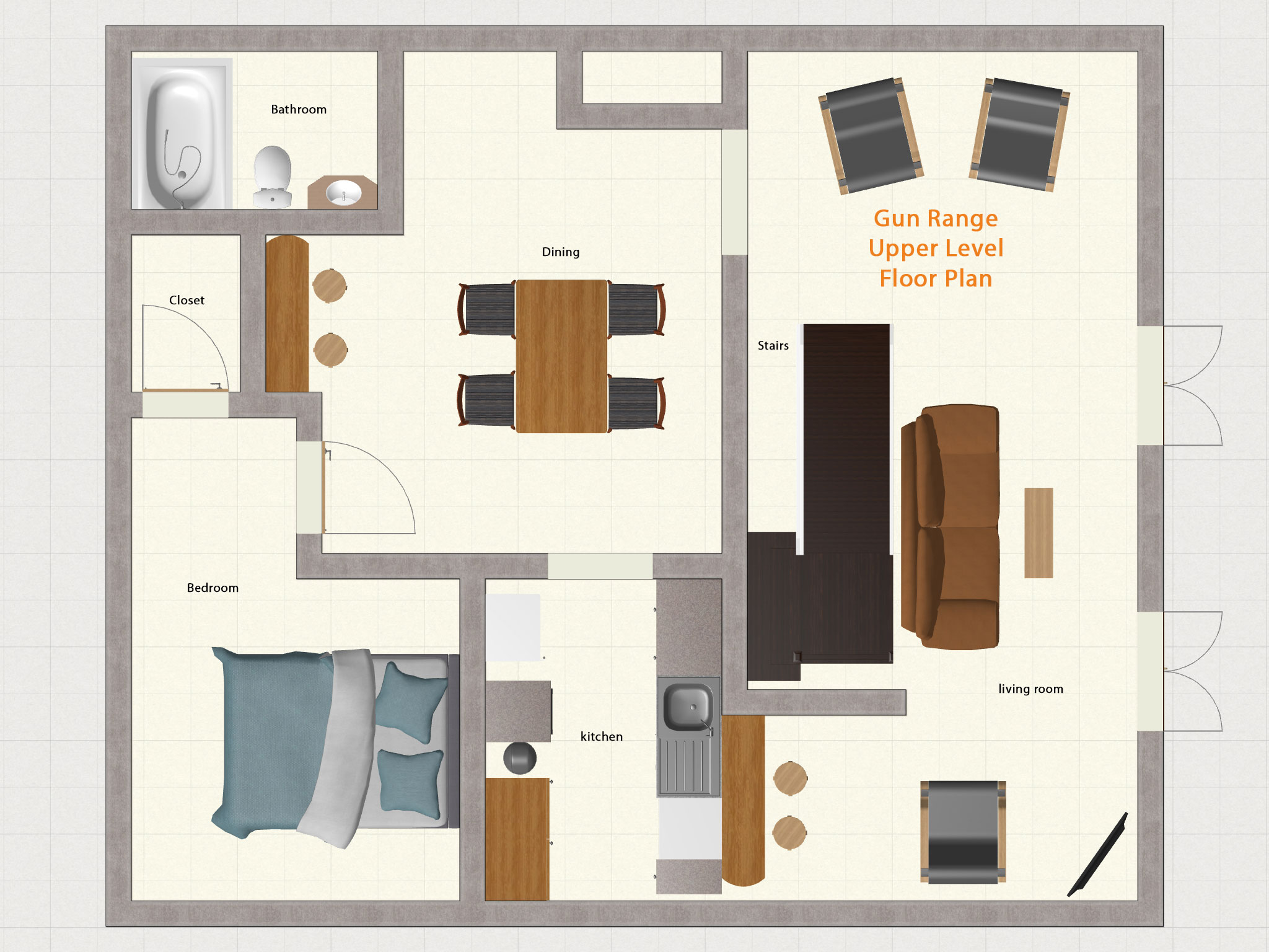 upper level floor plan