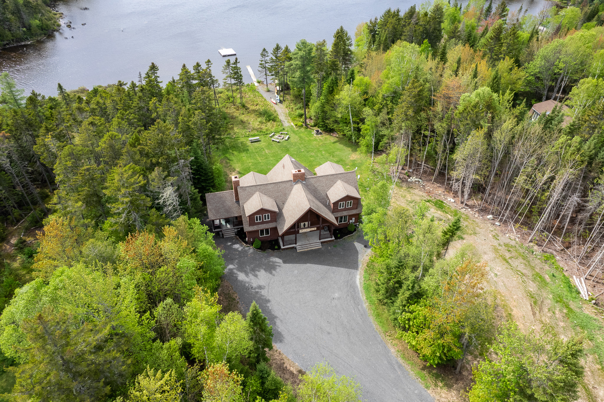 Lily bay on Moosehead Lake-the biggest lake in Maine. Beautiful sunsets, mountain backdrop, and your own relaxing waterfront in the best location in ME. US News & World Report voted Moosehead as one of the country's best lake vacations.