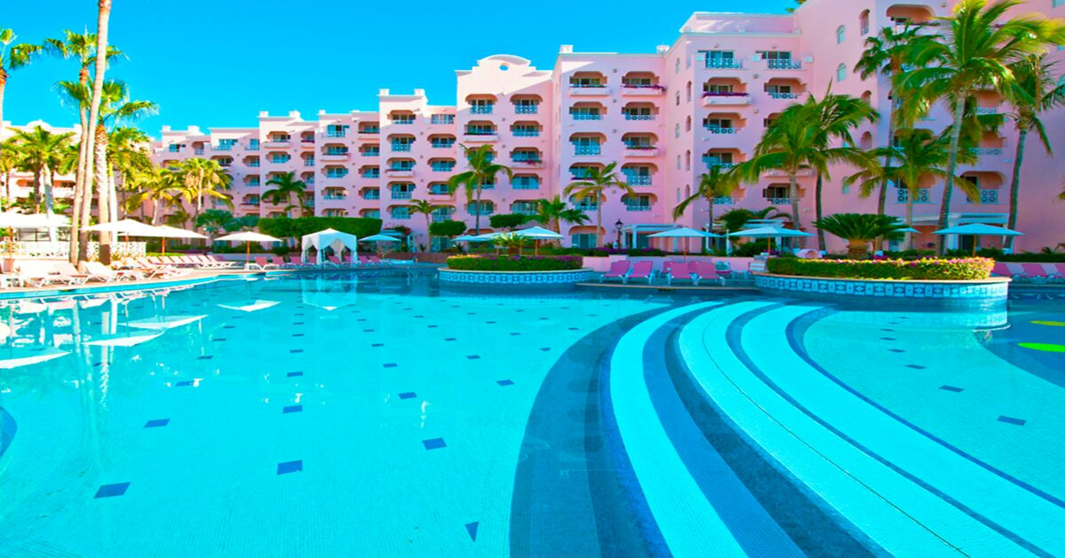 Pools and Beach at Pueblo Bonito Rose, Vacation Travel Exclusives