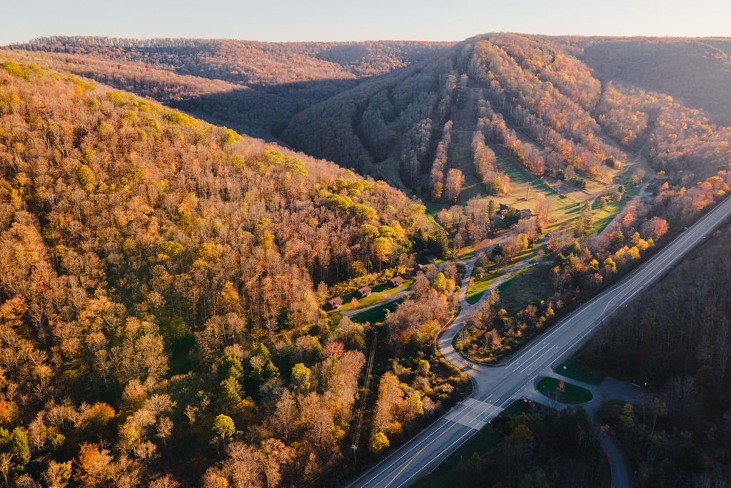 Located inside Denton Hill State Park—future home of re-opened ski slopes! Explore hiking, biking, and outdoor adventures year-round
