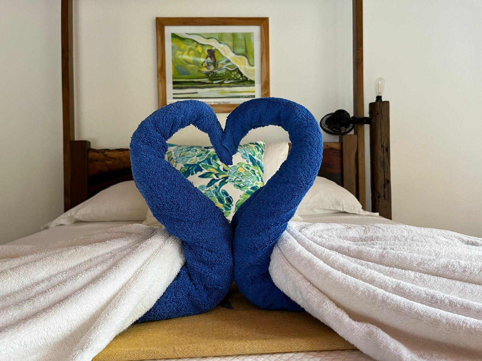 Luxury beds and on-staff housekeeping make this stay like a private retreat.