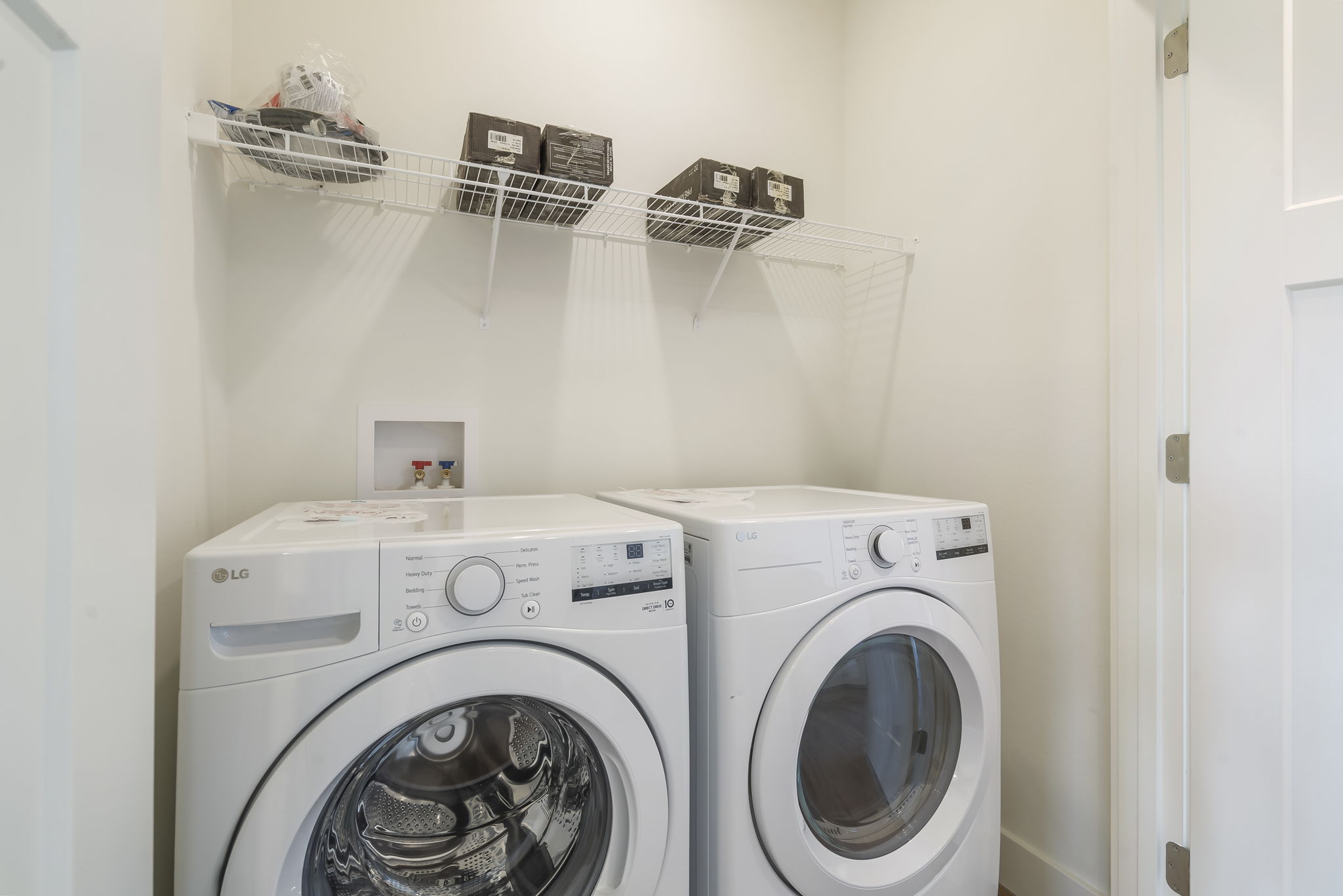 The home has a full size washer and dryer available 