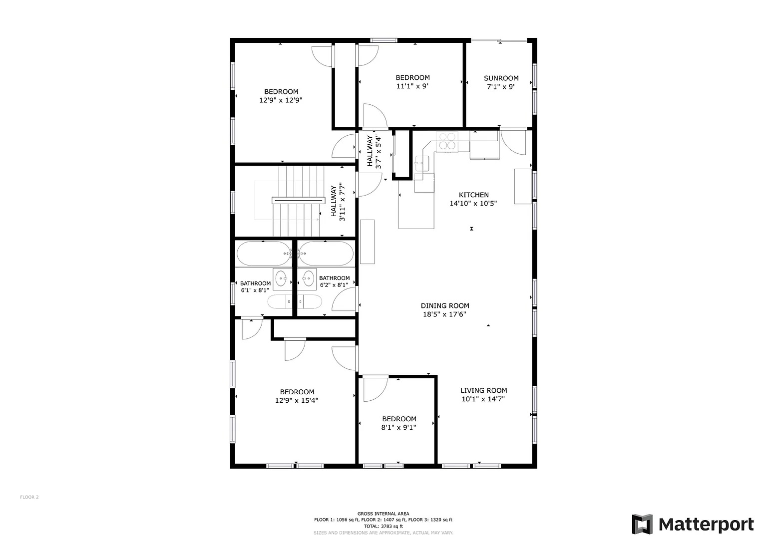 Second Level Floor Plan