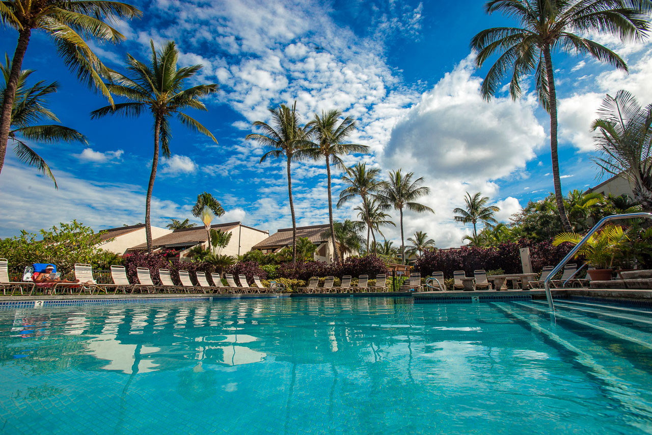 Tons of lounge seating for sunning and relaxing